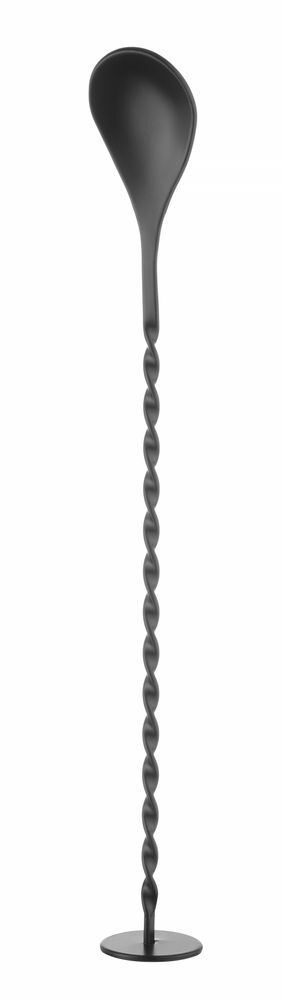 BarUp Barlöffel mit Stößel, Schwarz, 280x35mm