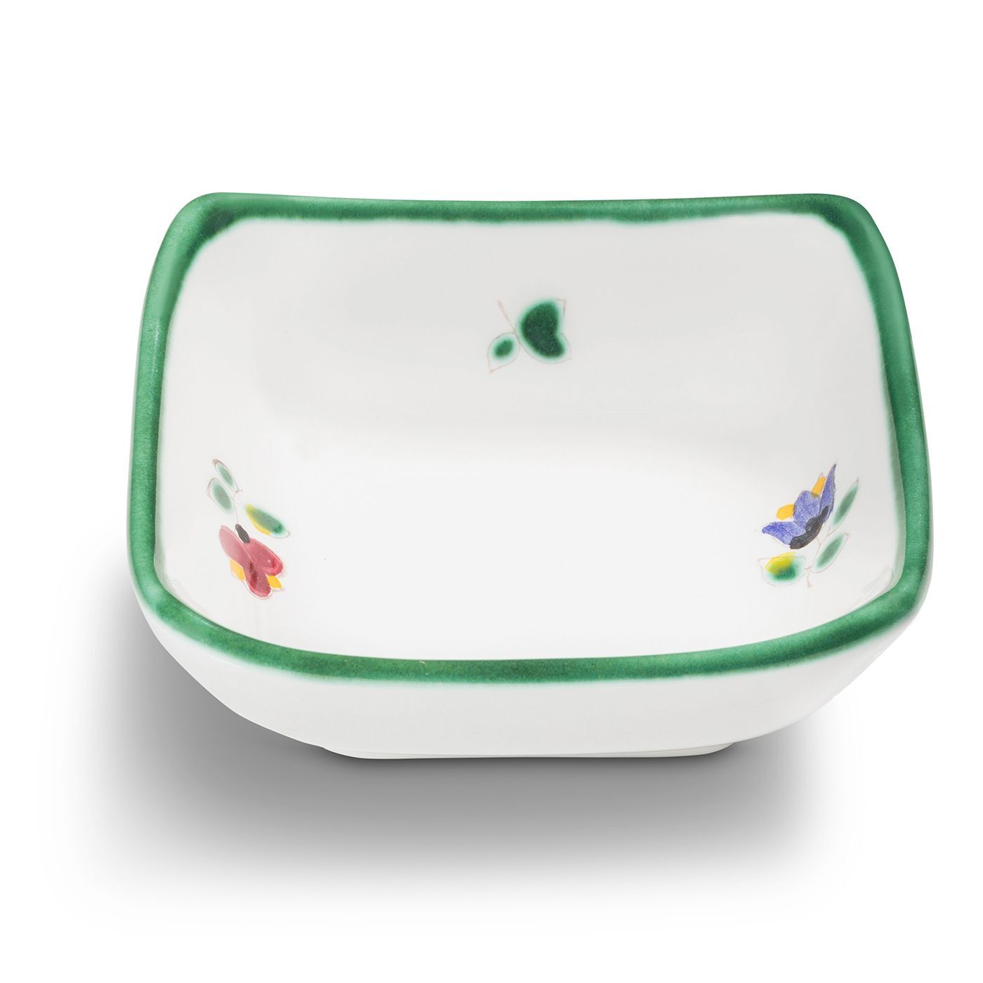Gmundner Keramik Streublumen, Schälchen quadratisch (9x9cm)