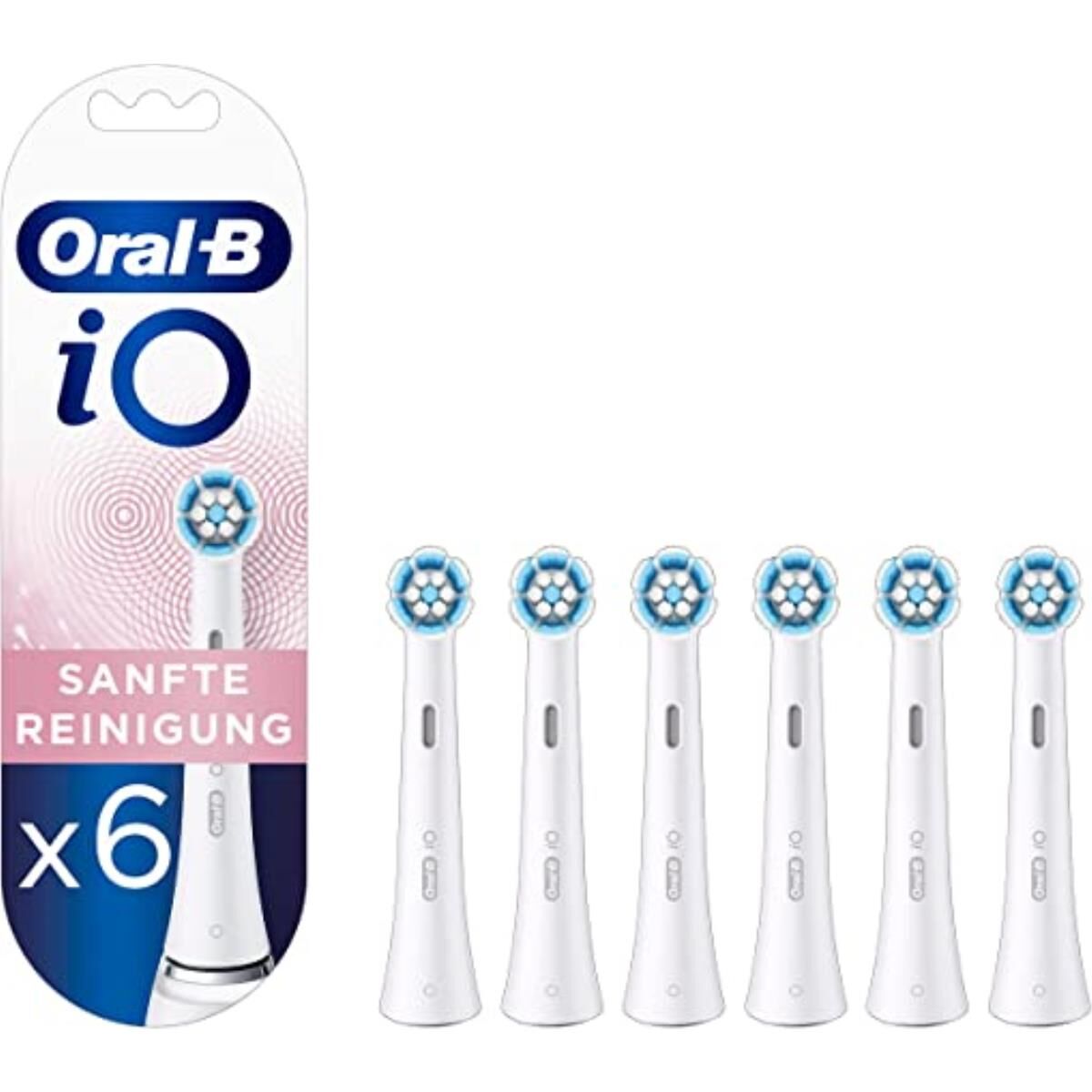 Oral-B Aufsteckbürsten iO Sanfte Reinigung 6er