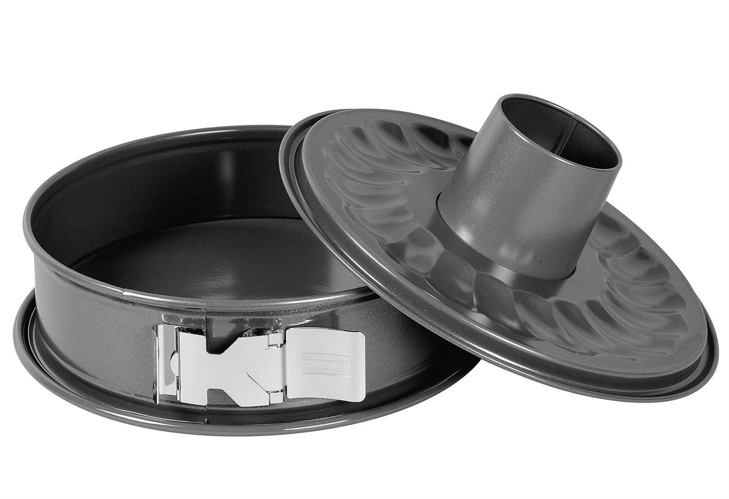 KAISER Springform La Forme Plus mit Rohrboden 8,5cm Ø28cm schwarz