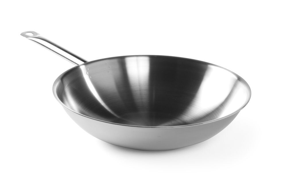 HENDI Wokpfanne, 3-Schichten - ohne Deckel, ⌀360x(H)90mm