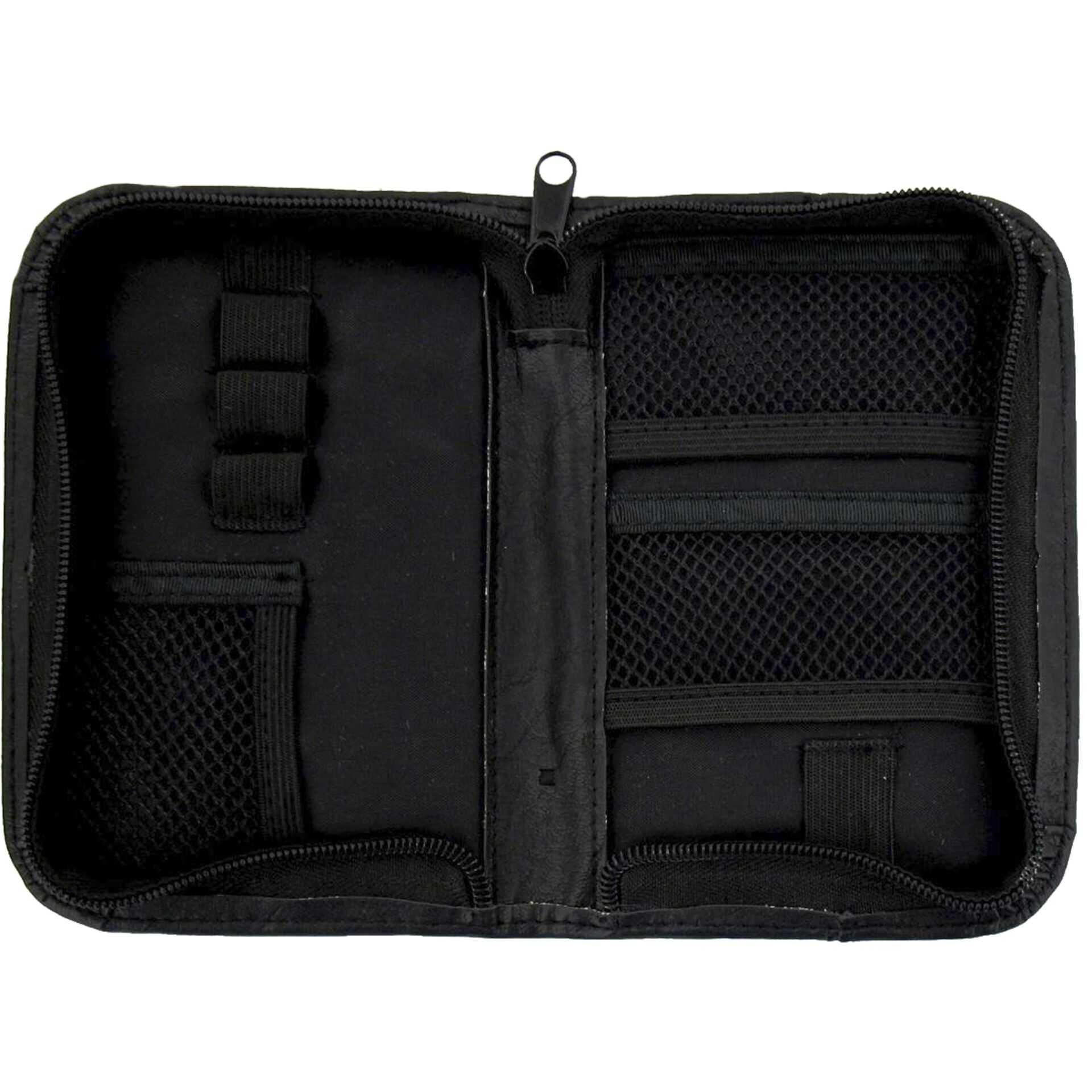 Hama Universal Card Case - Speichertasche - Kapazität: 4 MultiMedia-Karten, 4 SmartMedia-Karten, 4 Memory Stick-Karten, 4 SD-Speicherkarten, 4 CompactFlash-Karten, 4 xD-Picture Card - Schwarz