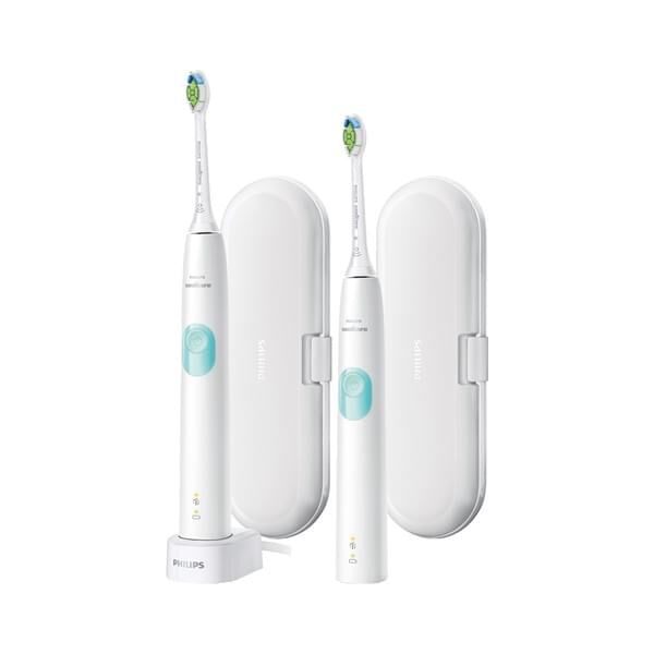 Philips HX6807/35 Sonicare ProtectiveClean 4300 elektrische Schallzahnbürste mit 2. Handteilen