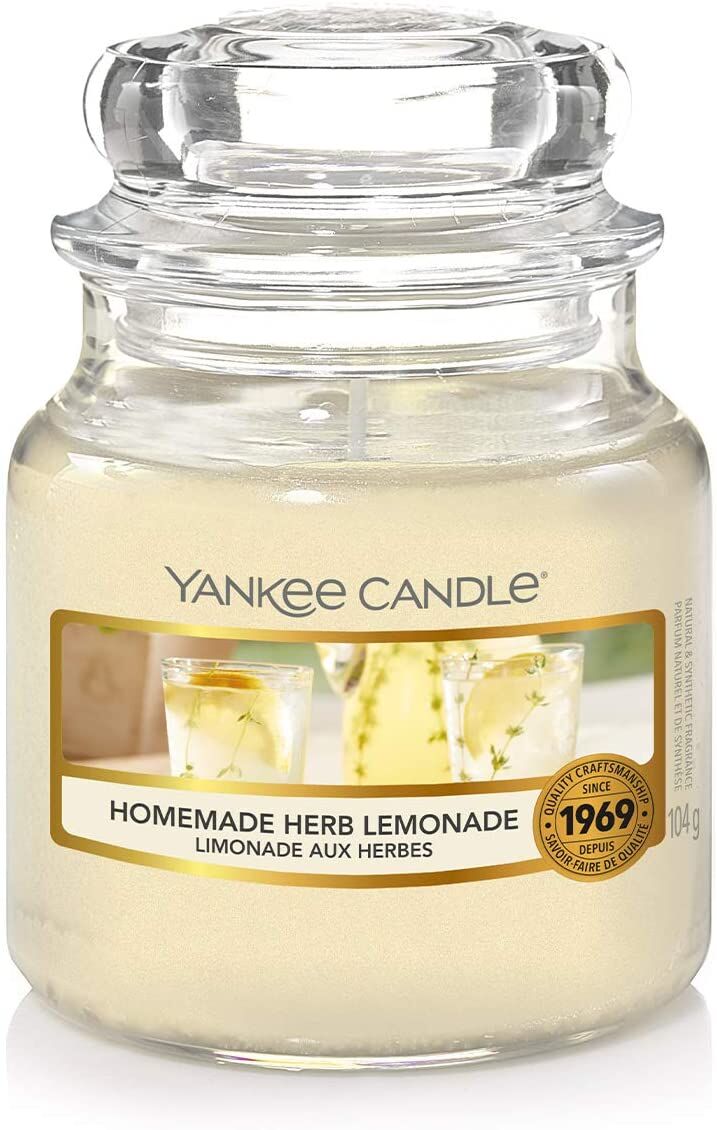 Yankee Candle  HOMEMADE HERB LEMONADE  CLASSIC SMALL JAR 104G