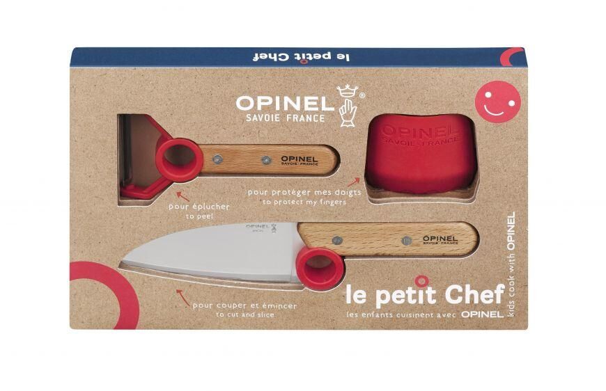 OPINEL Kinder Kochmesser-Set  Le petit Chef 3teilig