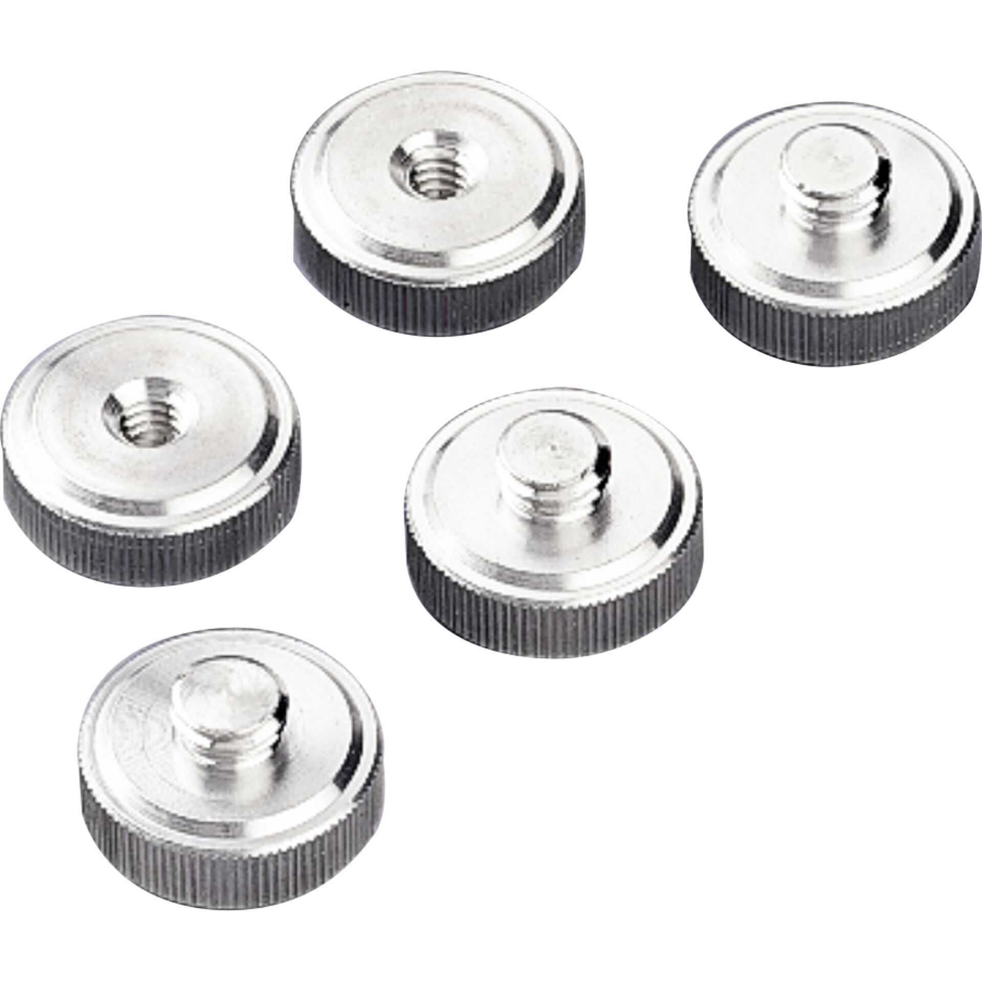 Hama Tripod Conversion Screws - Schraubadapter für Stativ-Kamera-Montage (3/8 Zoll bis 1/4 Zoll) (Packung mit 5)