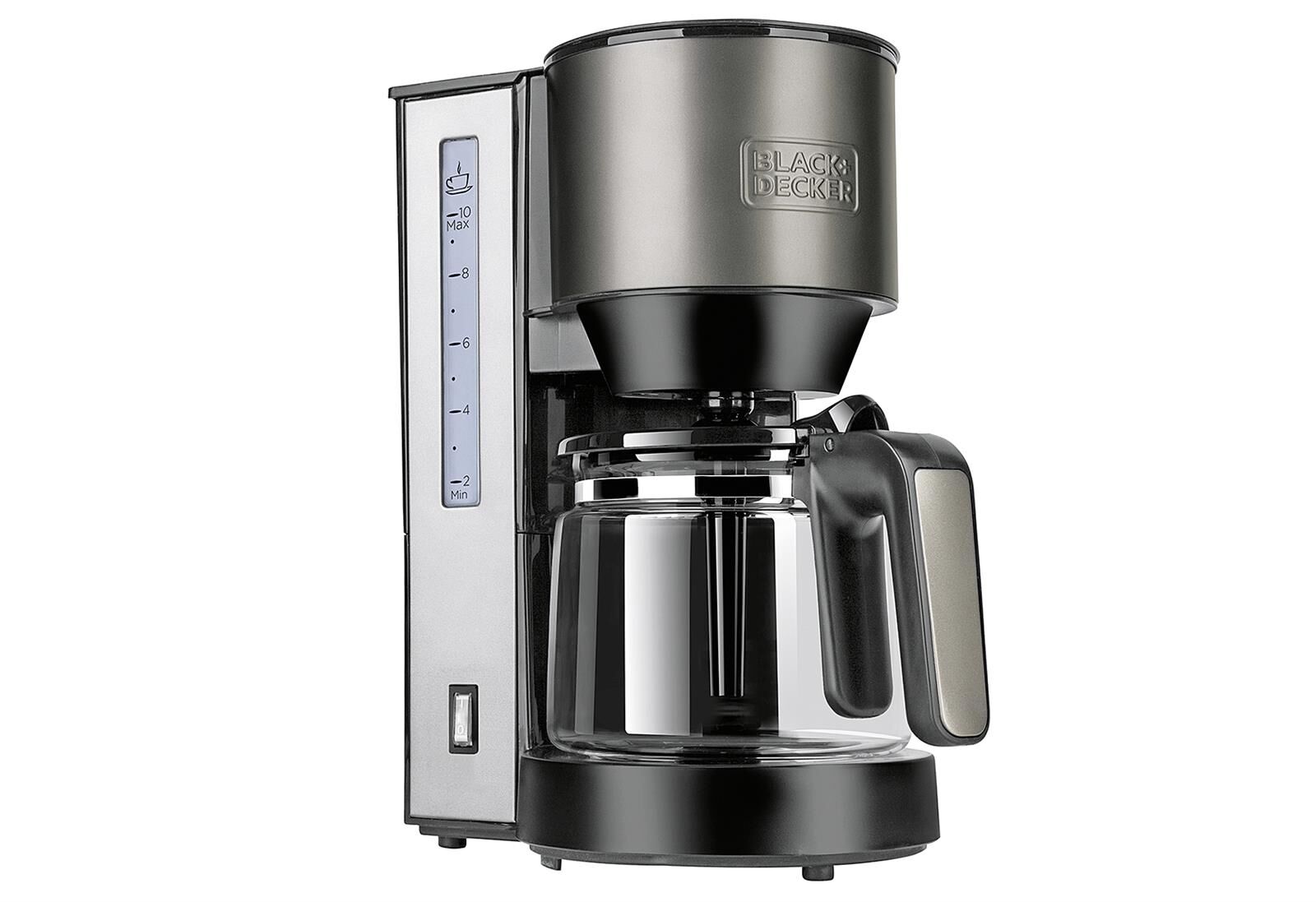 BLACK DECKER Kaffeeautomat BXCO870E 1,25l Edelstahl