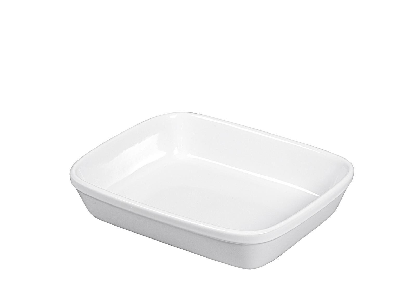 VISTA ALEGRE Auflaufform rechteckig Steingut 23,5x18,5x5,5cm weiß