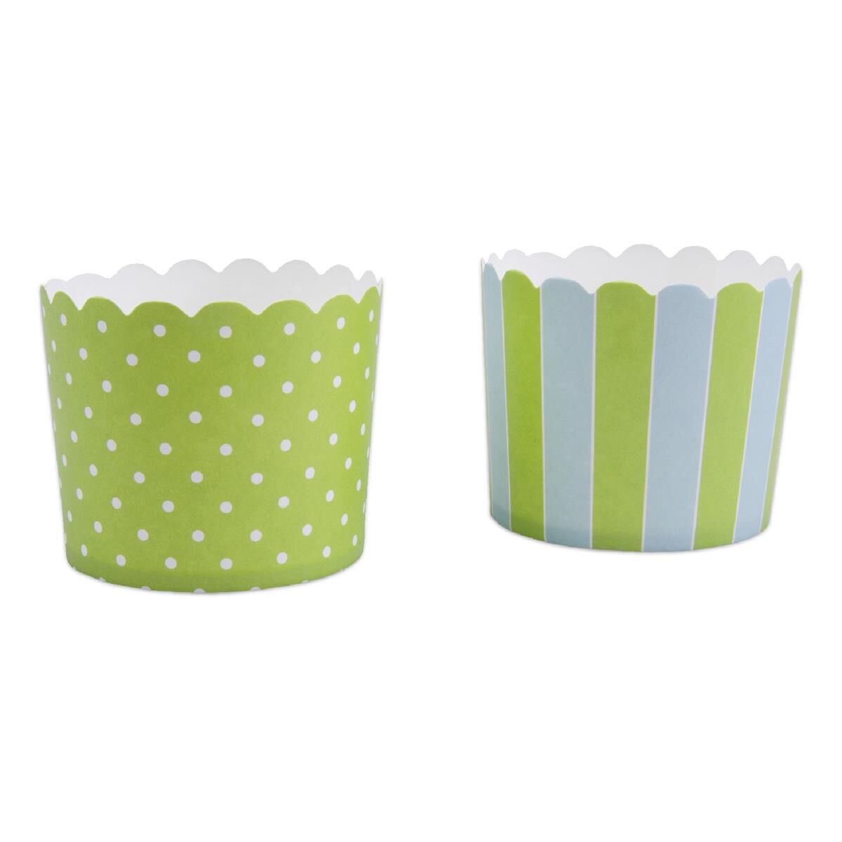 Städter Cupcake Backformen 12 Stück. Maigrün- Himmel