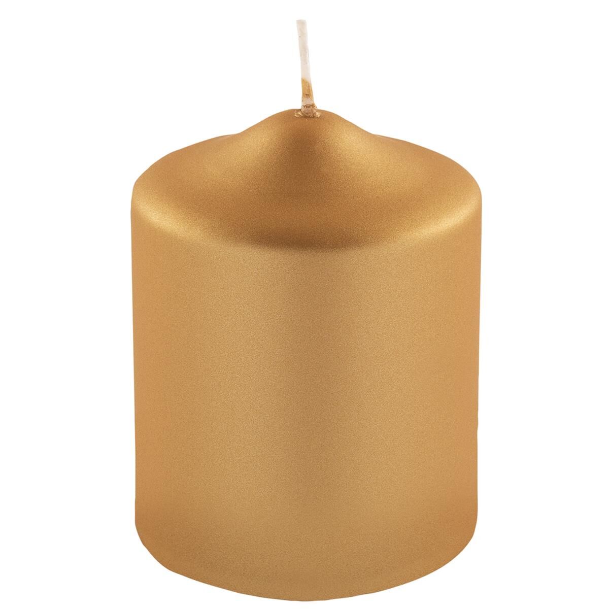 Fink CANDLE Stumpenkerze metallic gold