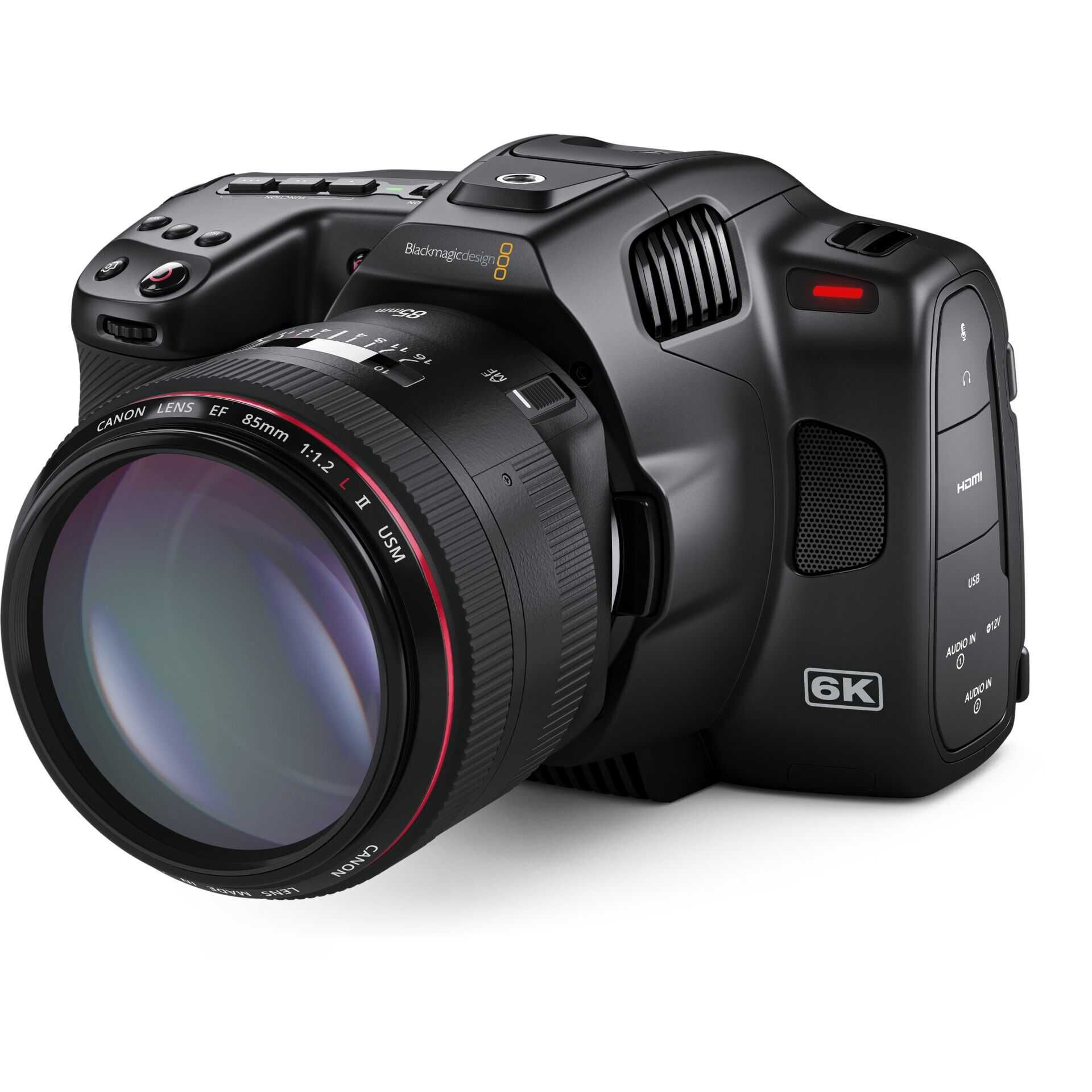 Blackmagic Pocket Cinema Camera 6K Pro - Camcorder - 6K / 50 BpS - nur Gehäuse - Flash-Karte - Bluetooth