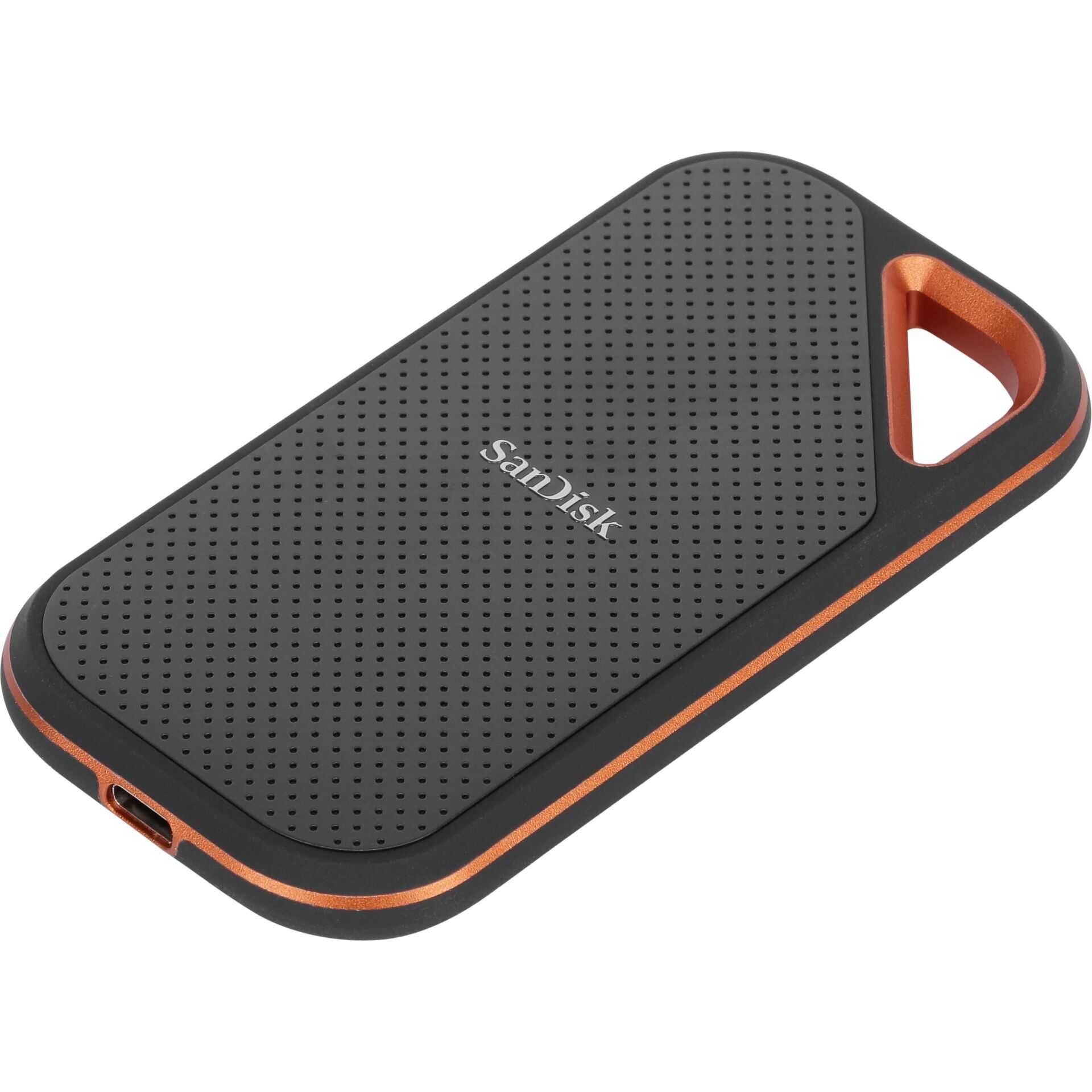 SanDisk Extreme PRO Portable - Solid-State-Disk - verschlüsselt - 1 TB - extern (tragbar) - USB 3.2 Gen 2x2 - 128-Bit AES