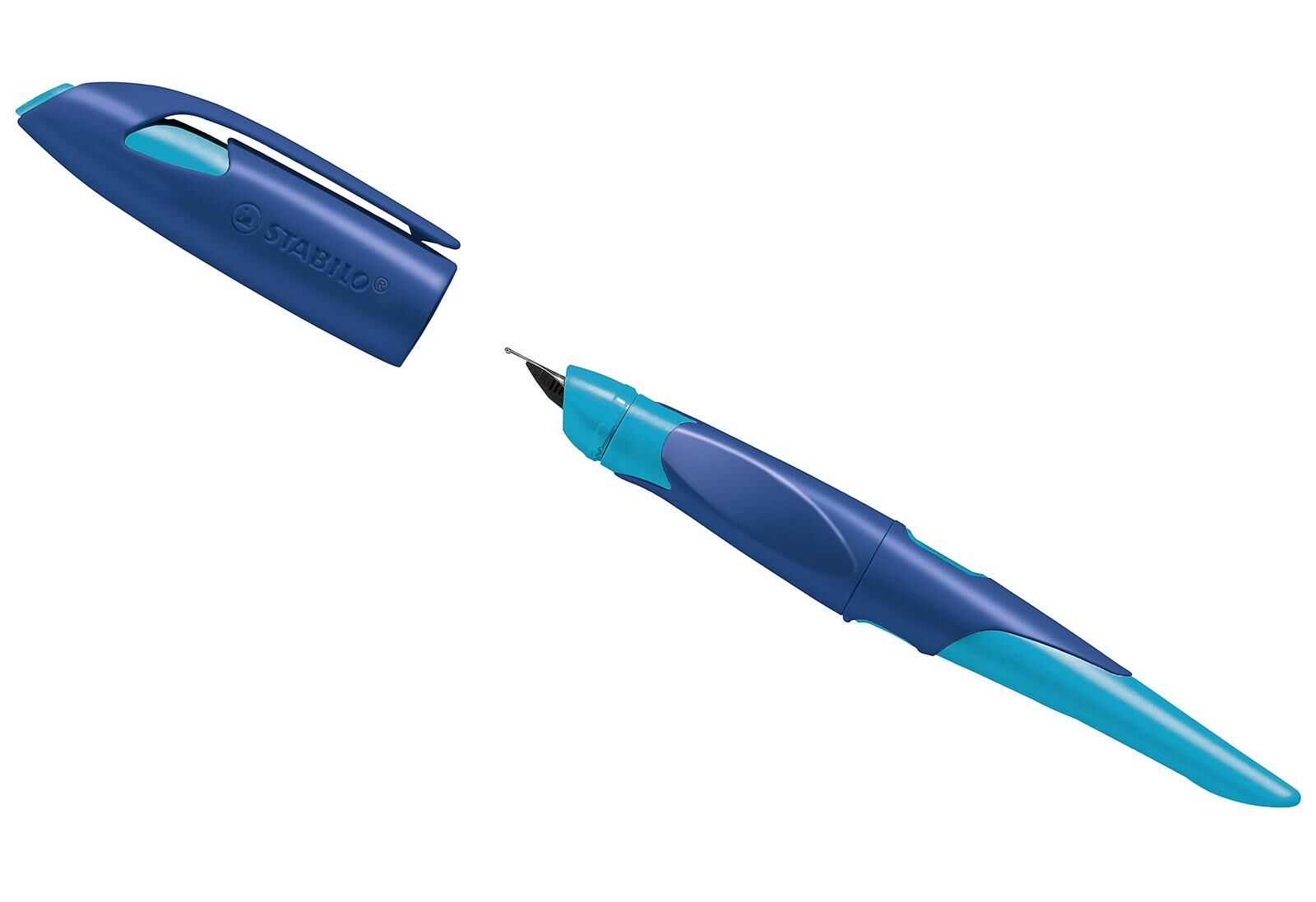 STABILO Füllhalter EASYbirdy Linkshänder Feder A mitternachtsblau/azur