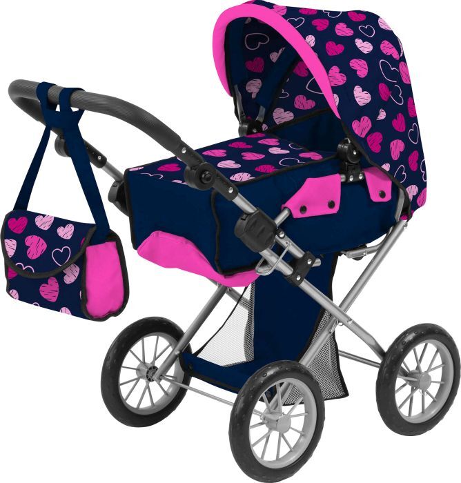 Amia Puppenwagen ''Herz'', mit Tasche 55210161