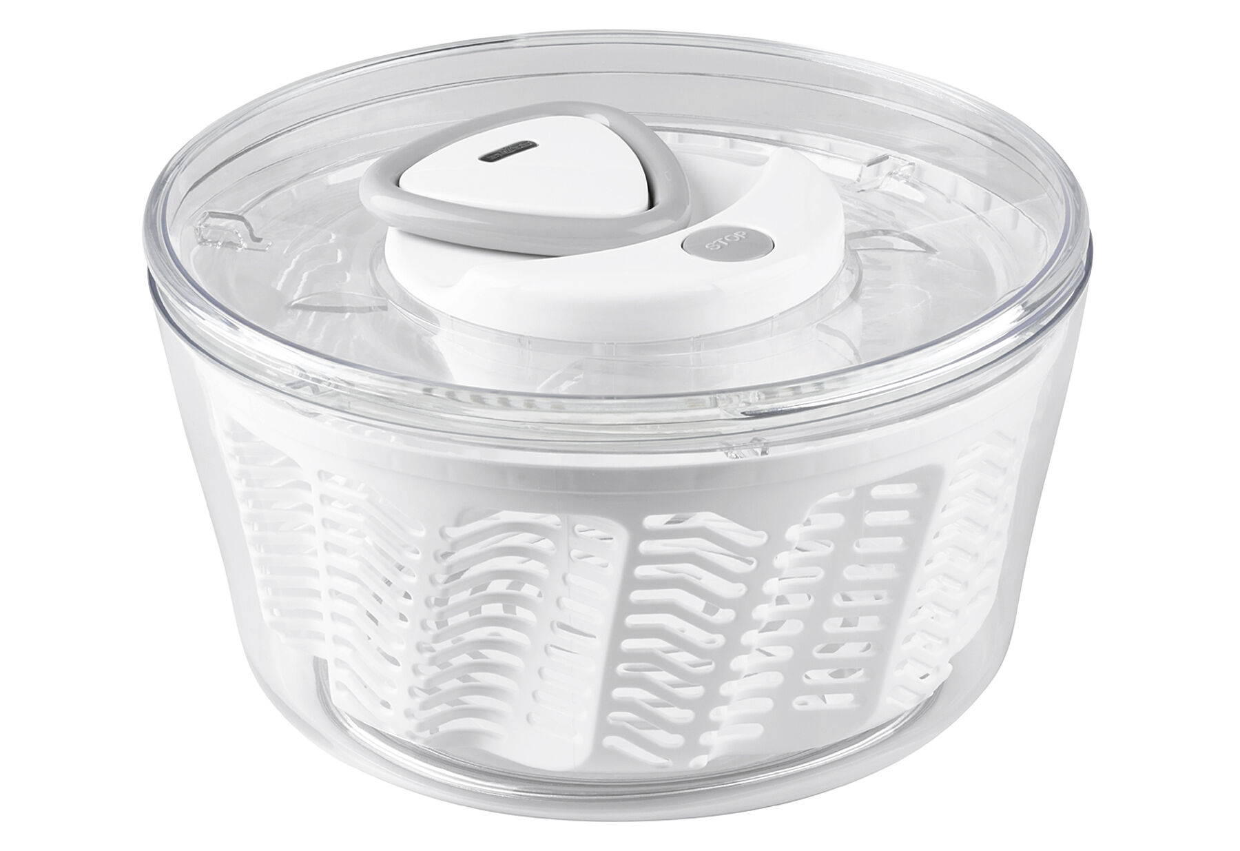 Zyliss Salatschleuder easy spin 26cm weiß