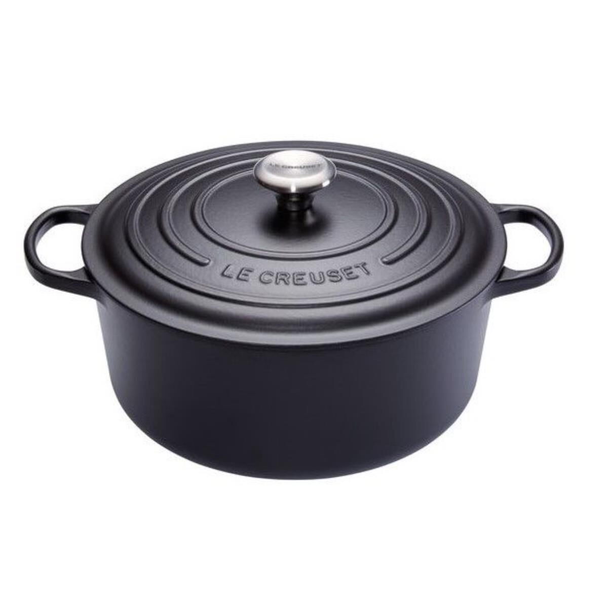 Le Creuset Bratpfanne Signature Matte Schwarz 28 cm 6.7 Liter