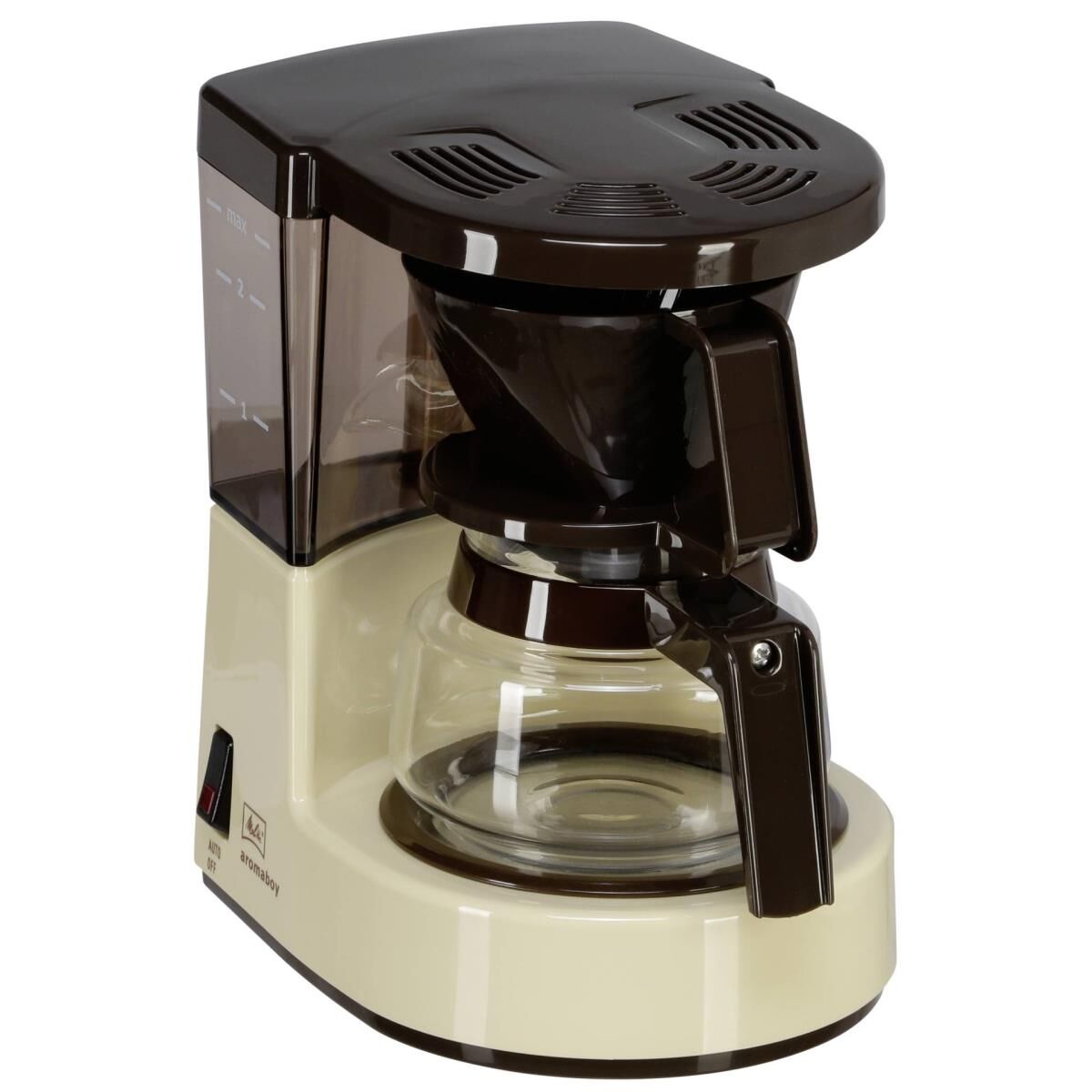 Melitta Aromaboy - Kaffeemaschine - 2 Tassen - Beige/Braun