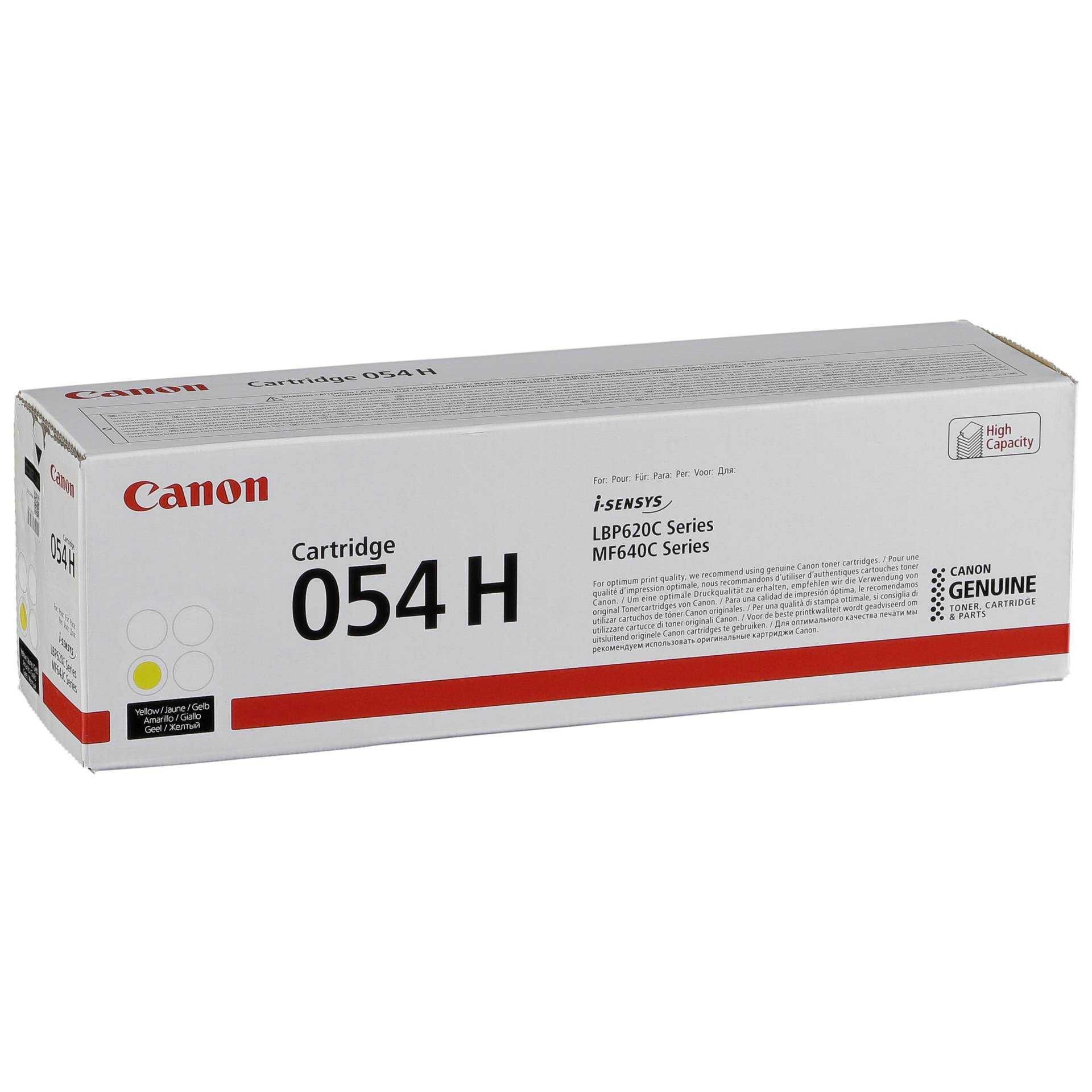 Canon 054 H - Mit hoher Kapazität - Gelb - Original - Tonerpatrone - für ImageCLASS LBP622Cdw, MF641CW, MF642Cdw, MF644Cdw