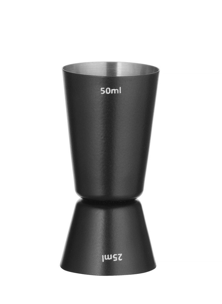 BarUp Barmaß 25/50 ml, Schwarz, ⌀45x(H)86mm