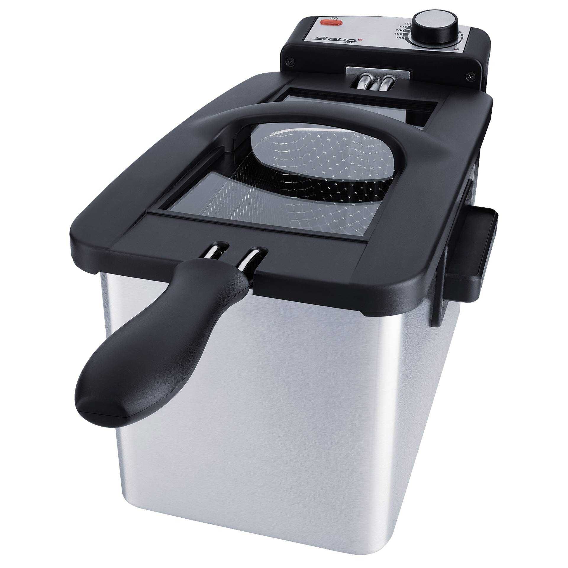 Steba DF 180 - Fritteuse - 3 Liter - 2000 W - rostfreier Edelstahl