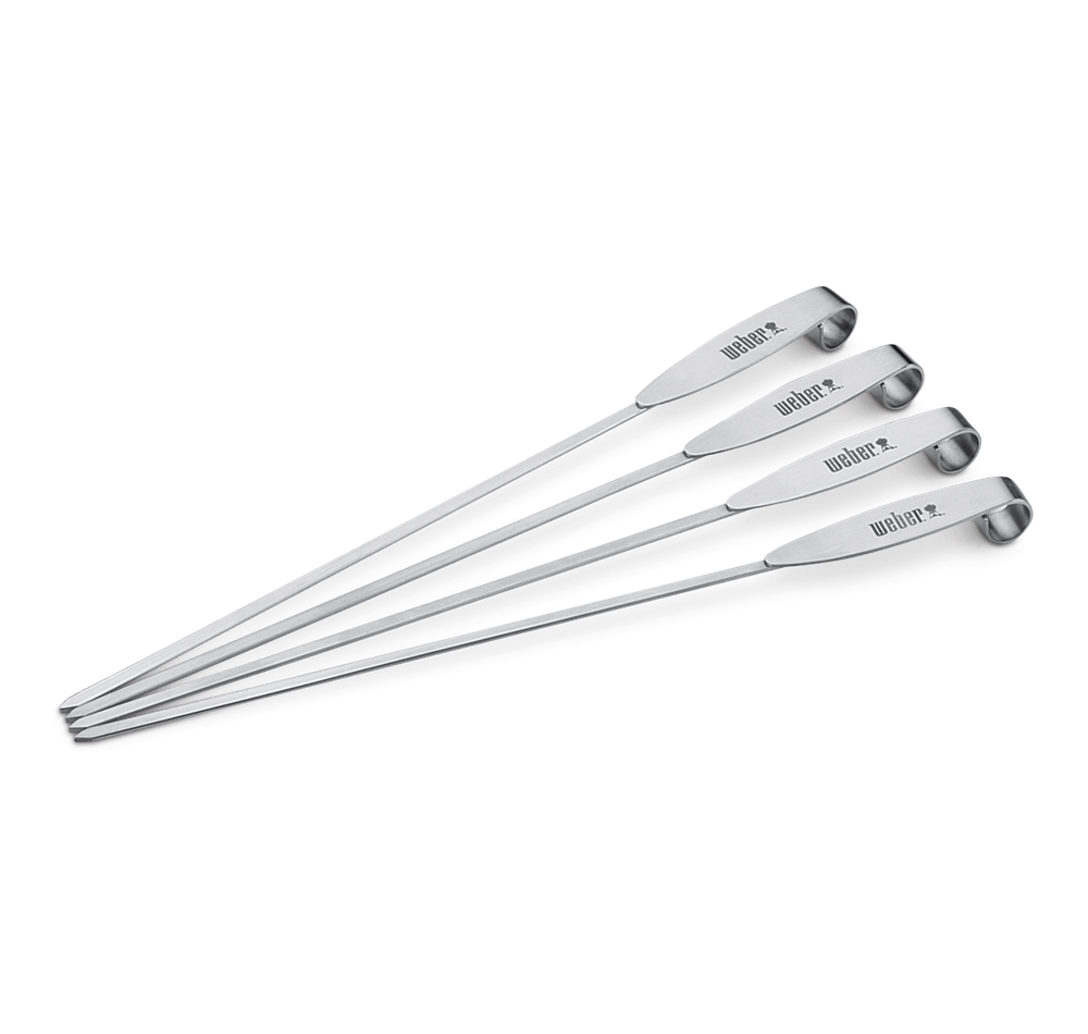 Weber ETGS Spieße-Set, 4 Stk., Edelstahl