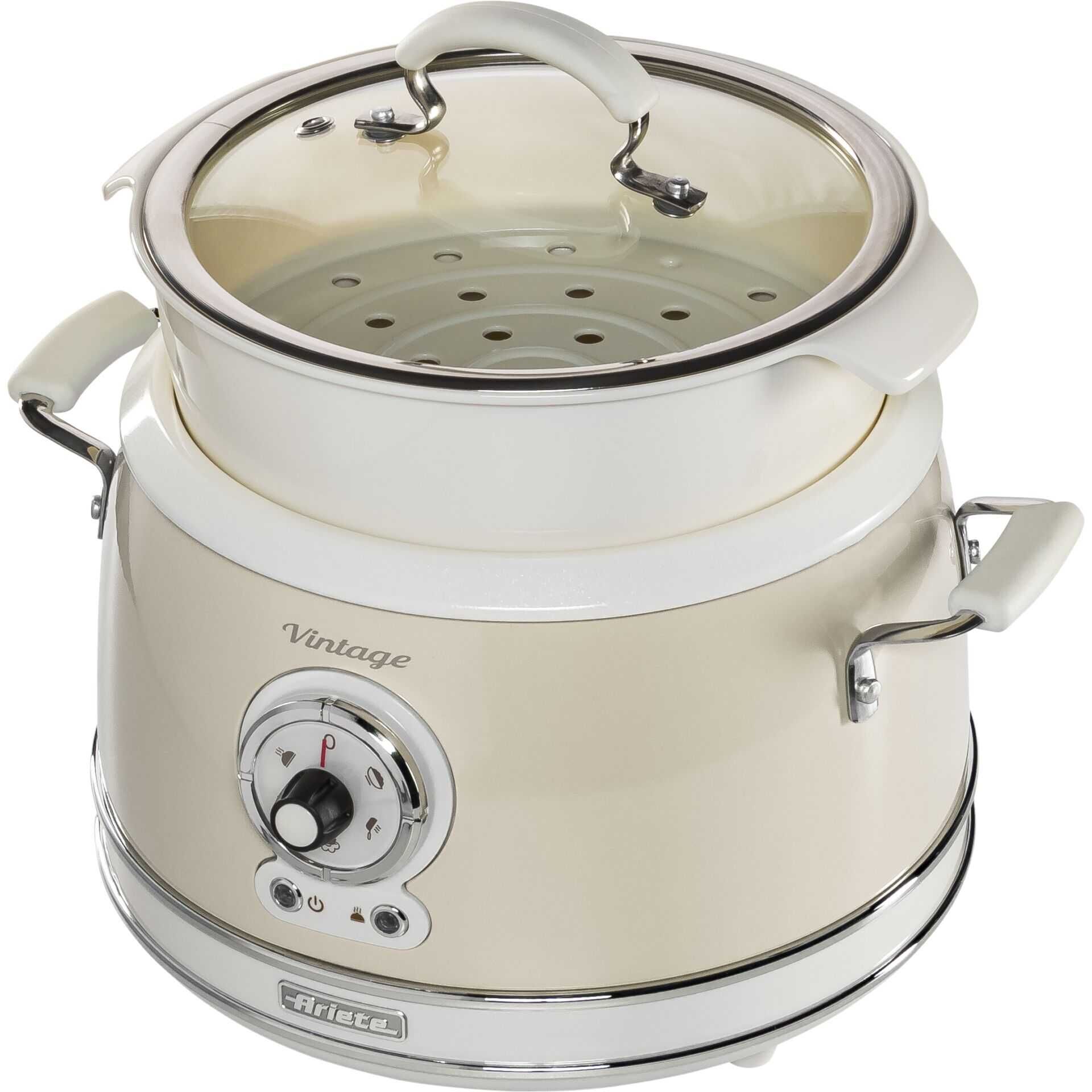 Ariete Vintage 2904 - Reiskocher/Langsamkocher - 3.5 Liter - 700 W - beige