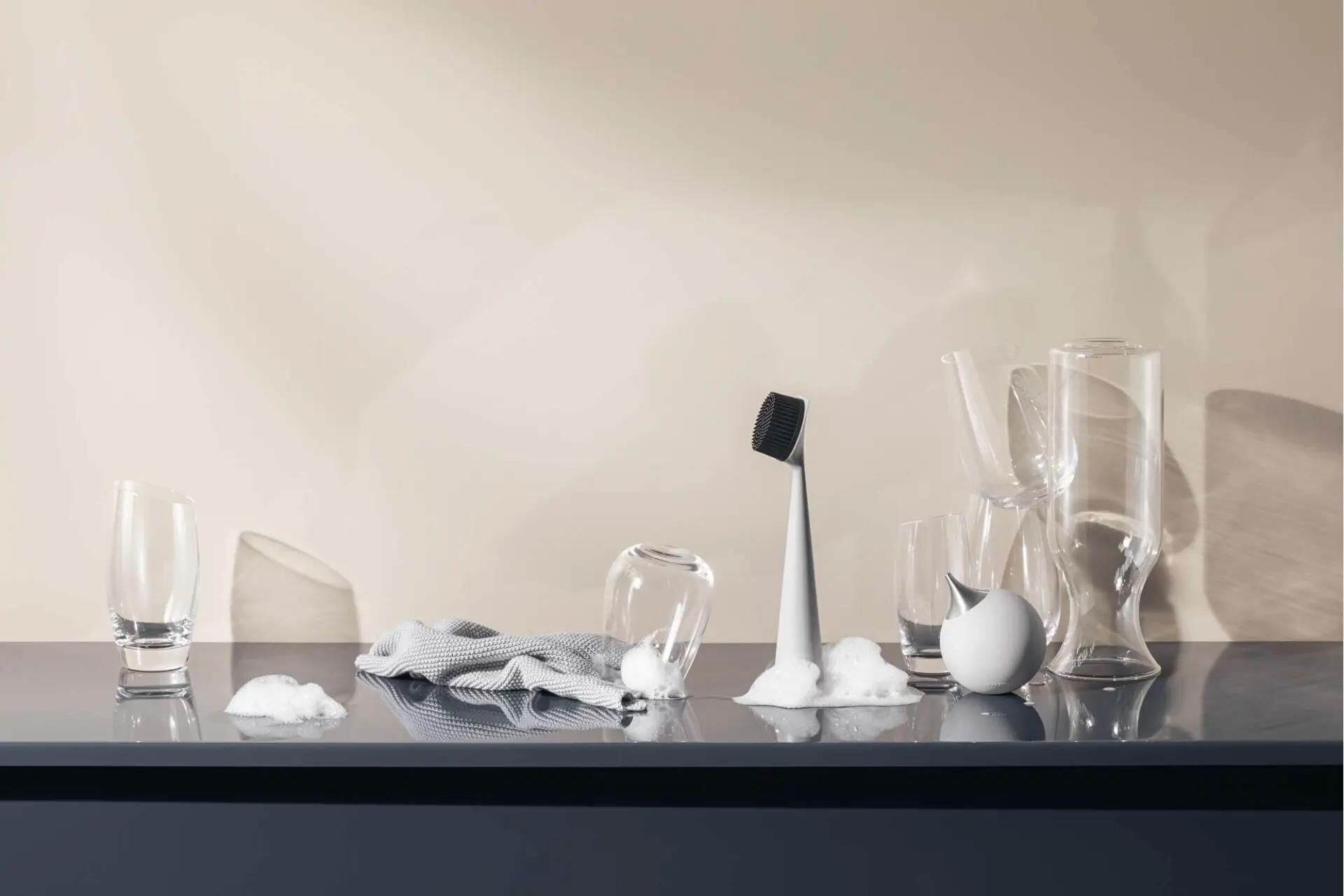 Eva Solo Seifenspender - Silikon - Marble grey