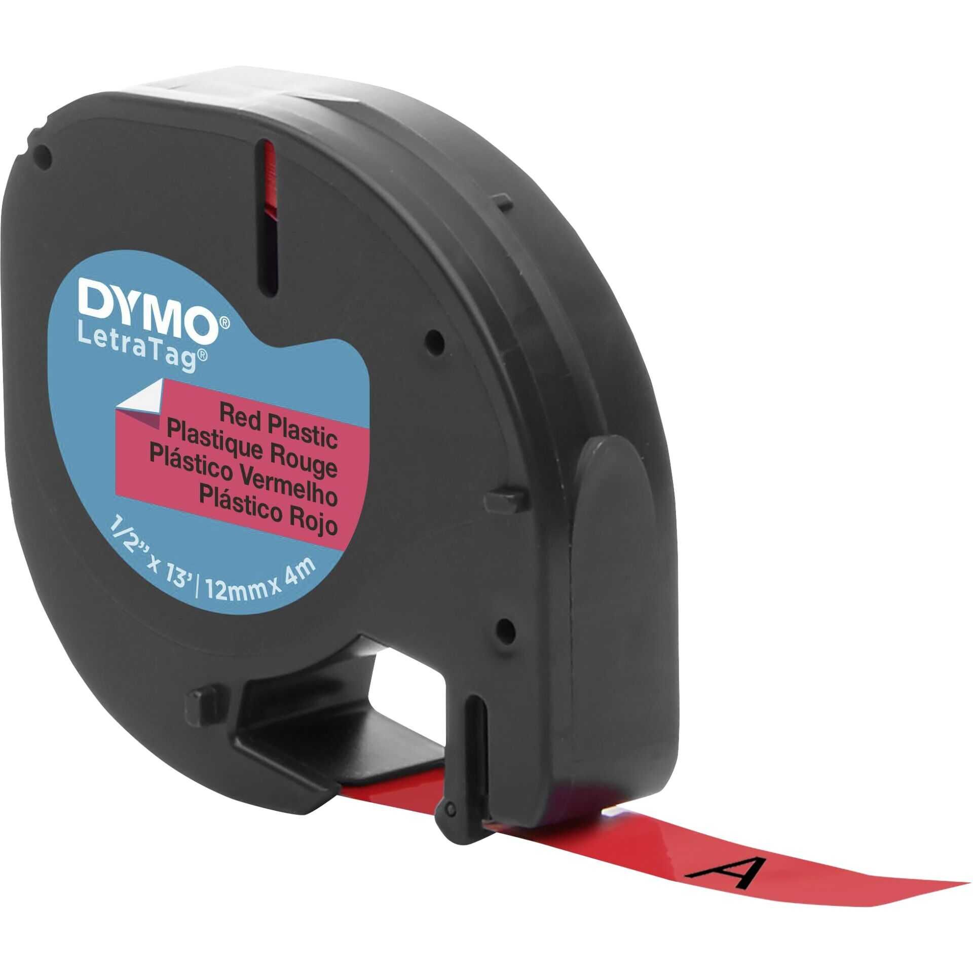 DYMO Ersatzband für LT 100H Plastik 12mmx4m  rot