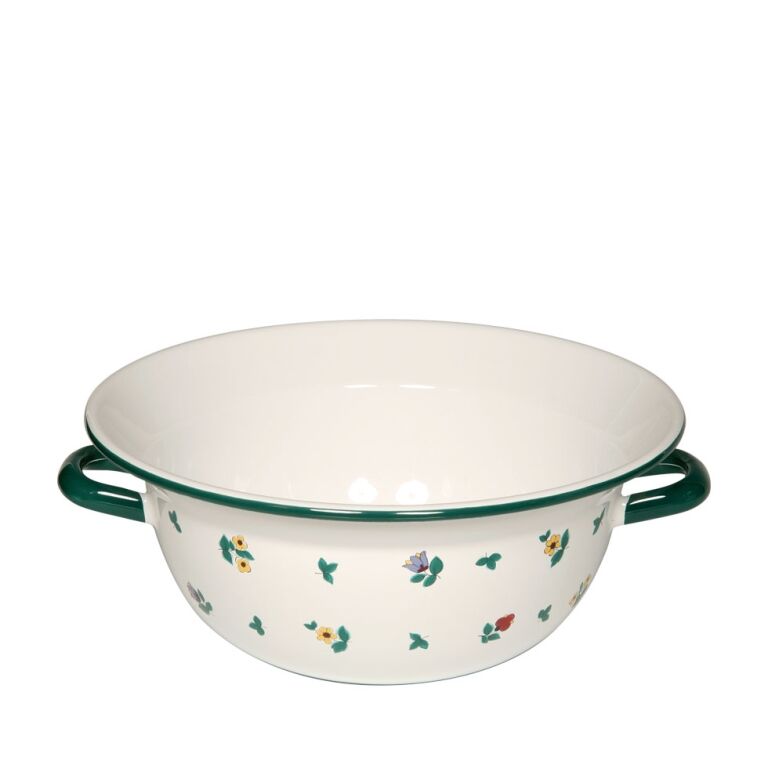 Riess Weitling Ø28cm 3L Gmundner Streublumen Emaille