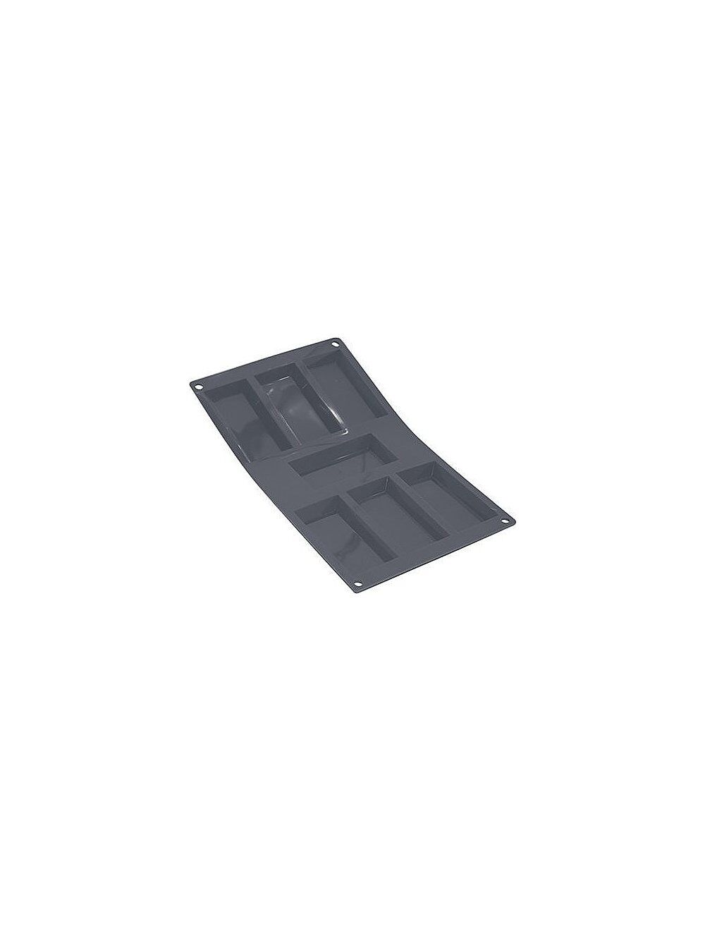 De Buyer Moul Flex Backform 17.5x30 cm für 7 Cakes