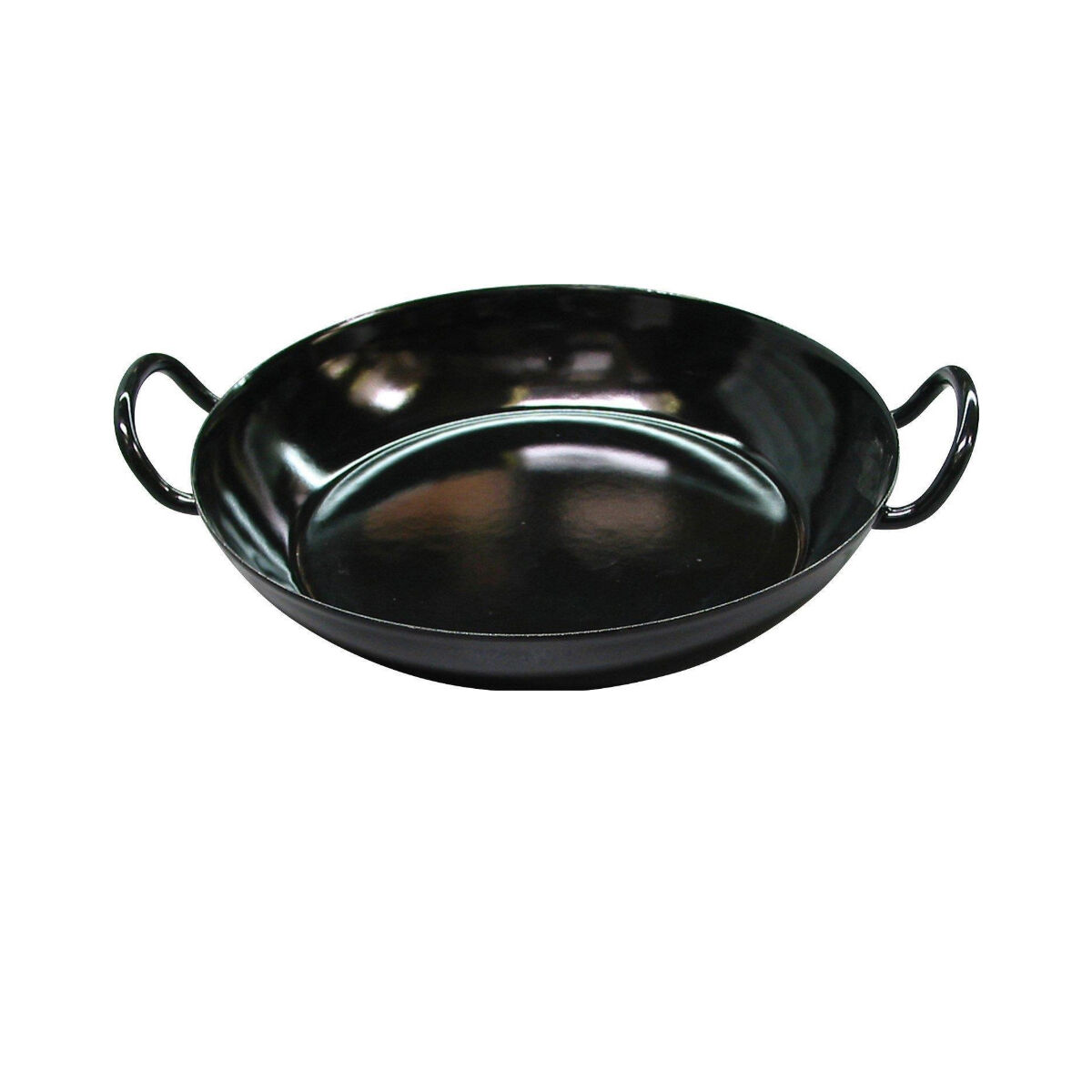 Riess Schlemmerpfanne Ø16cm Servierpfanne Classic Schwarz Emaille