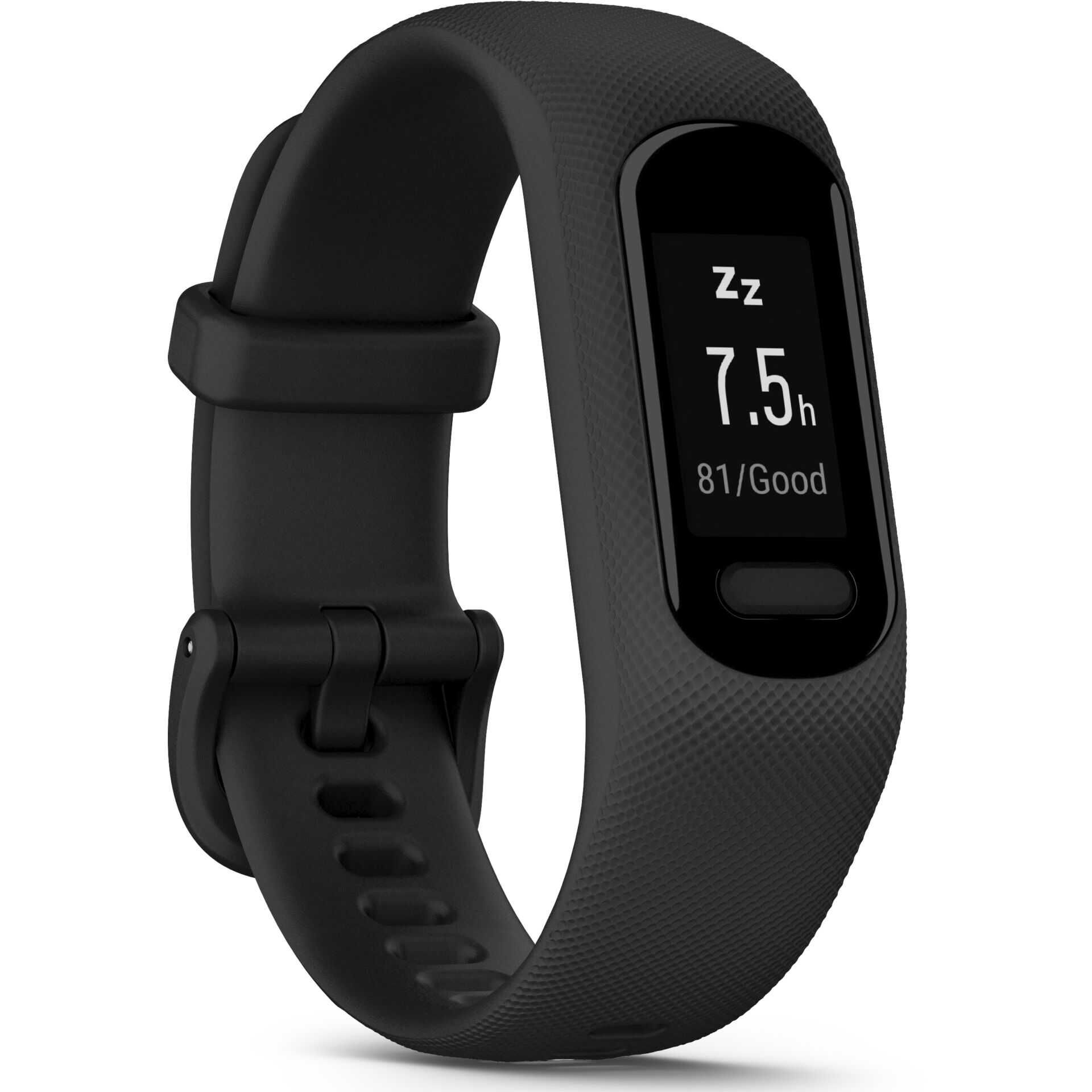 Garmin vívosmart 5 - Schwarz - Aktivitätsmesser mit Band - Silikon - schwarz - Bandgröße: L