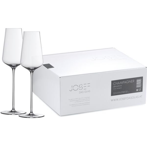 JOSEF Champagnerglas im 2-er Geschenkkarton