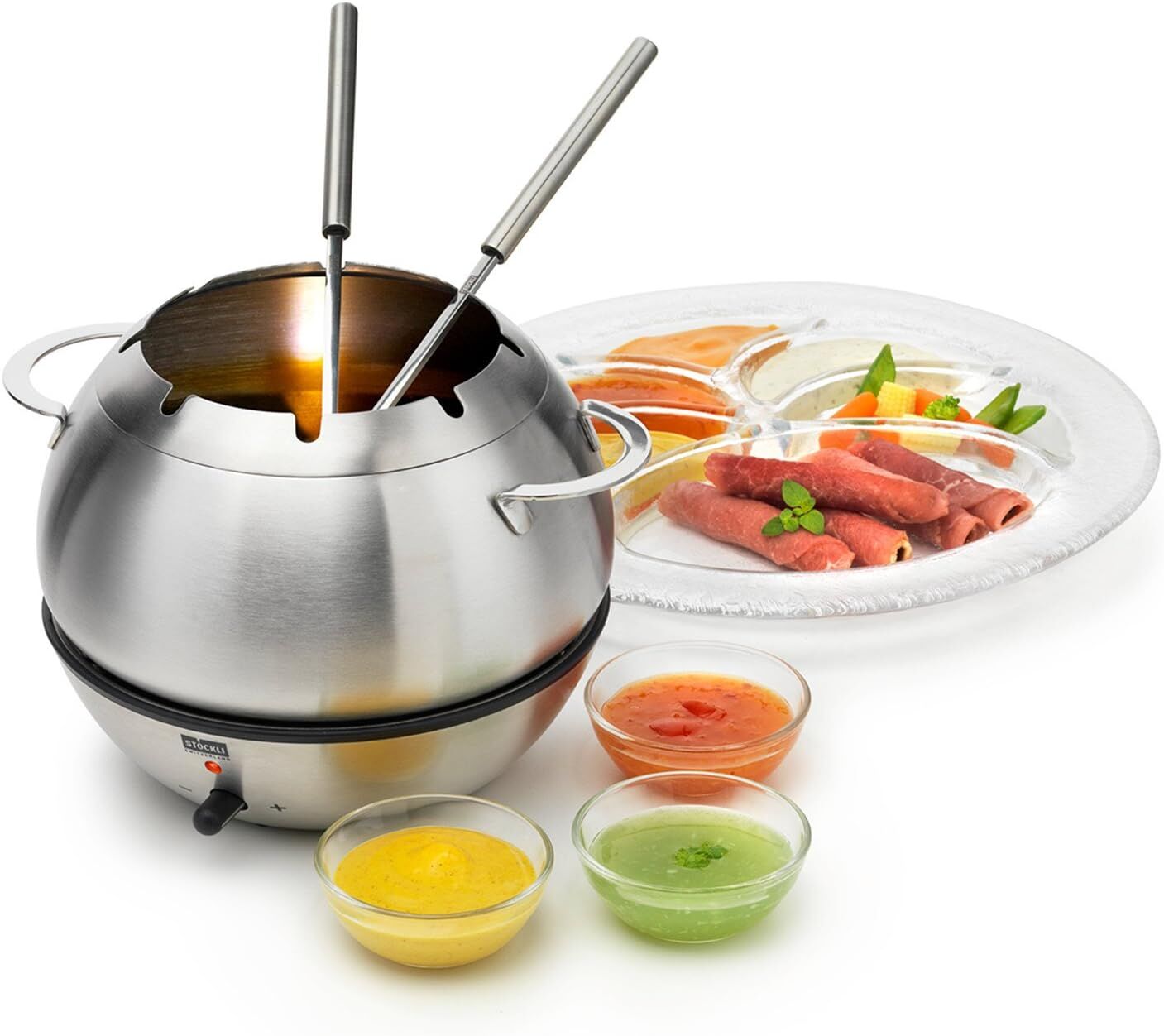 Stöckli Fondue garnitur Hot'Bowl elektrisch