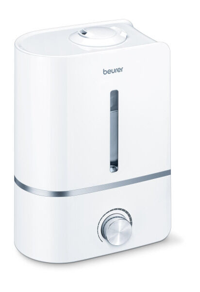 BEURER Luftbefeuchter b.30m² 4 Liter Ultrasch. Abschalt. +15Aromapads ws LB 45
