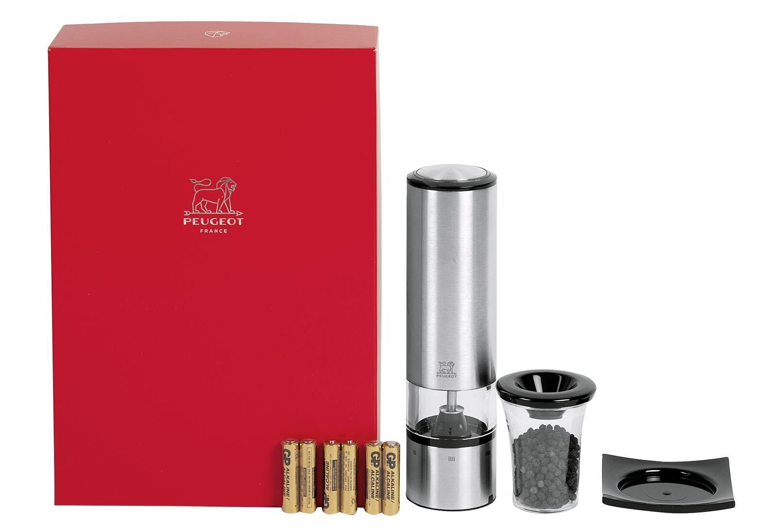 PEUGEOT Pfeffermühle Elis Sense Batteriebetrieb Edelstahl 20cm