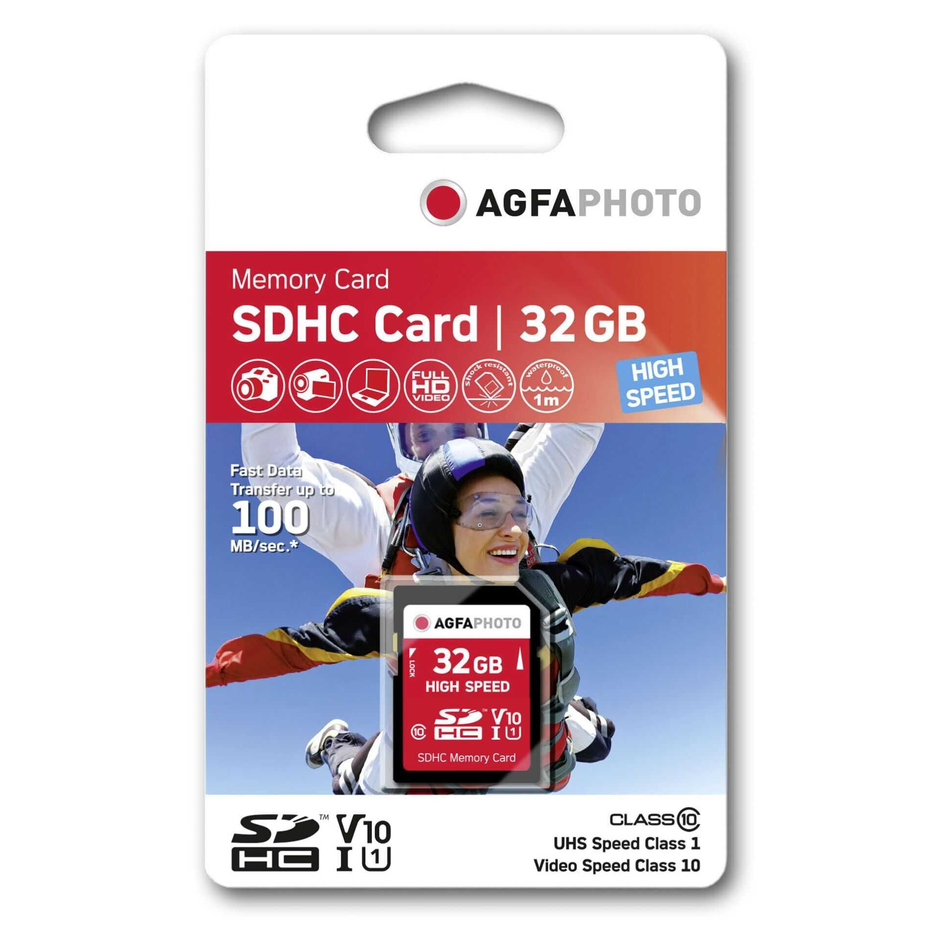 AgfaPhoto - Flash-Speicherkarte - 32 GB - Class 10 - SDHC