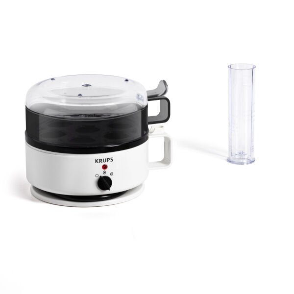 KRUPS Eierkocher EG2301 Ovomat Super 7 Eier weiß/schwarz