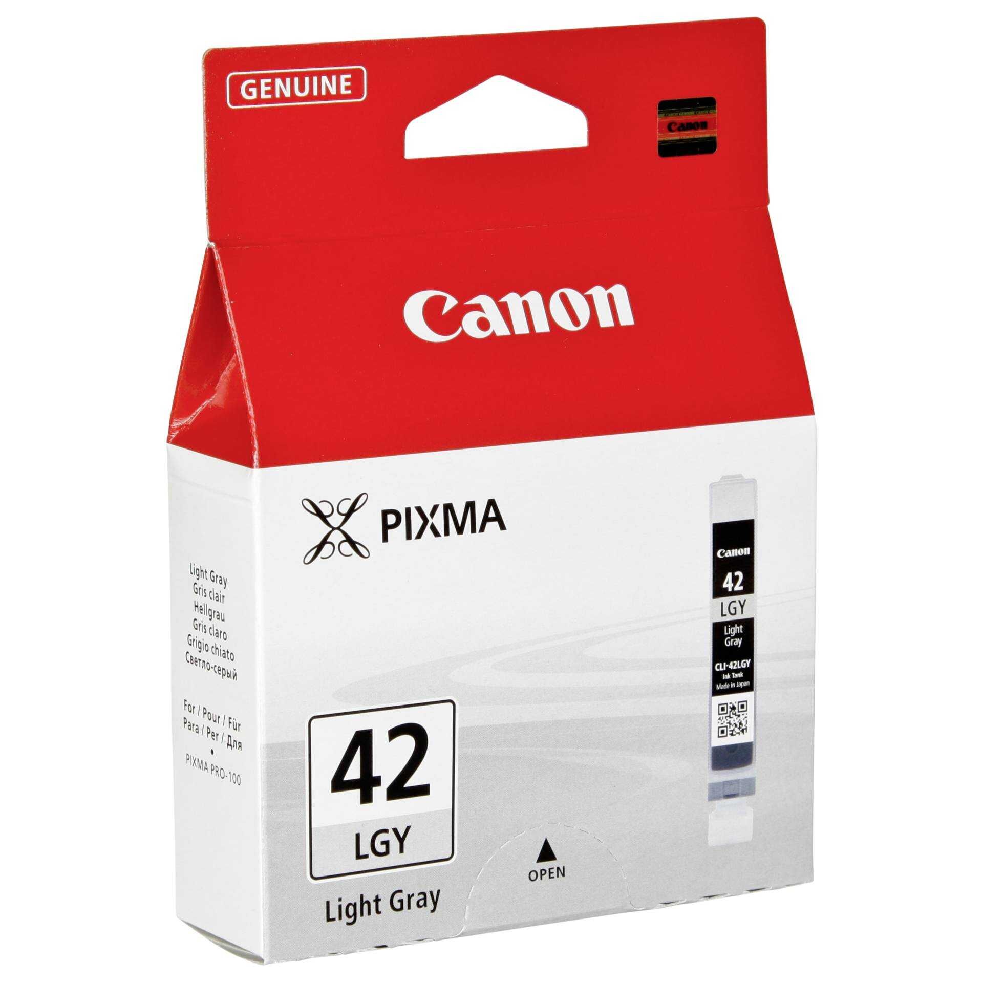 Canon CLI-42LGY - 13 ml - farbstoffbasiertes Hellgrau - Original - Tintenbehälter - für PIXMA PRO-100, PRO-100S; PIXUS PRO-100