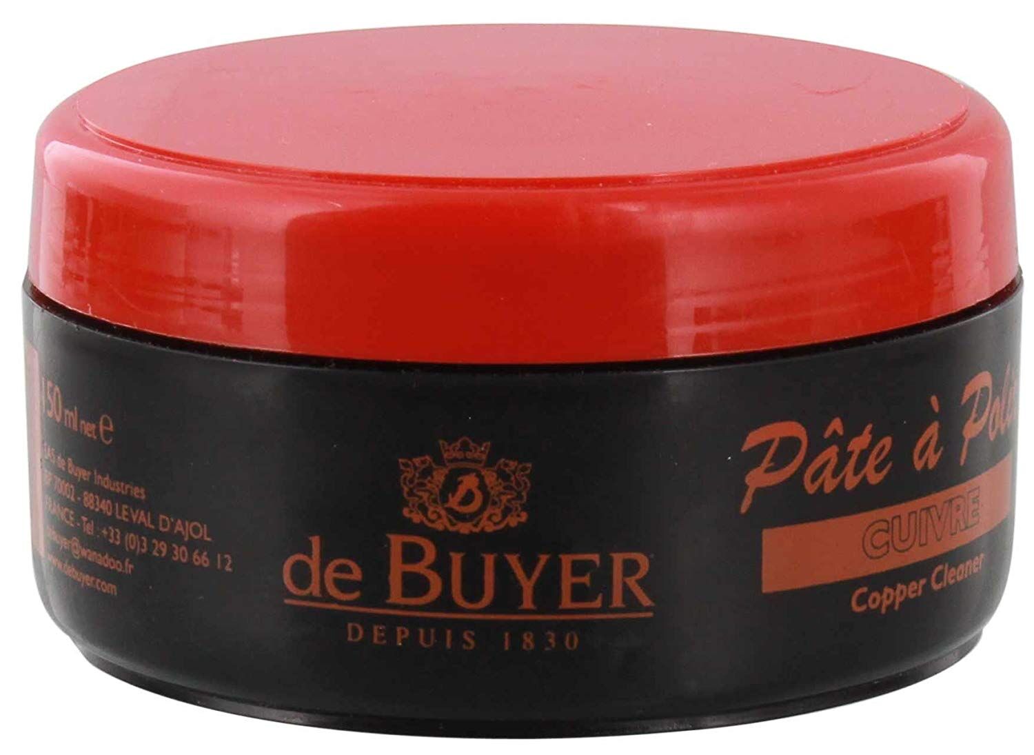 De Buyer  PFLEGEPASTE FUR KUPFER 150 ML