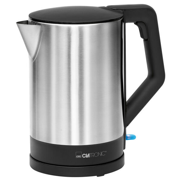 CLATRONIC Wasserkocher 2200W 1.5 Liter kabellos schwarz-edelstahl WKS 3692 SW