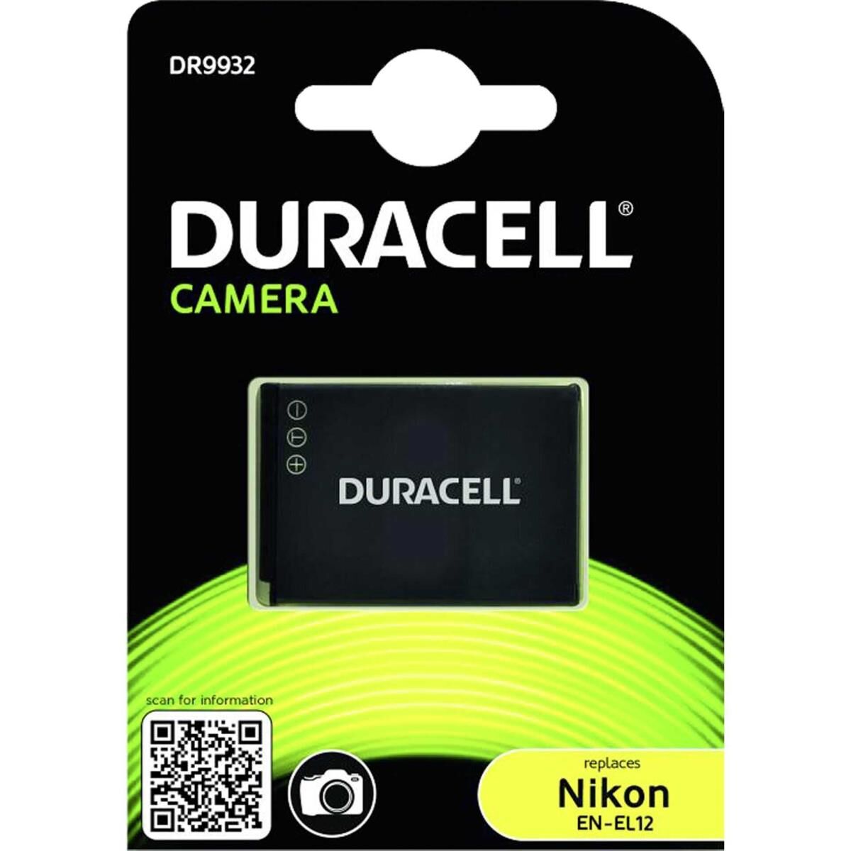 Duracell - Batterie - Li-Ion - 1000 mAh - für Nikon Coolpix A1000, A900, AW120, AW130, P340, S9600, S9900, W300; KeyMission 170, 360
