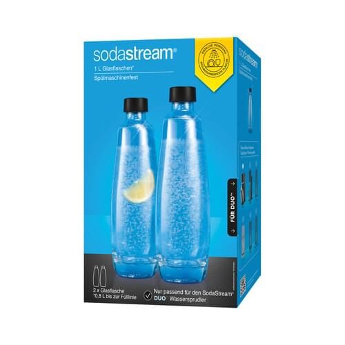 SodaStream,  Glaskaraffe Twinpack, DUO, 2x1Liter