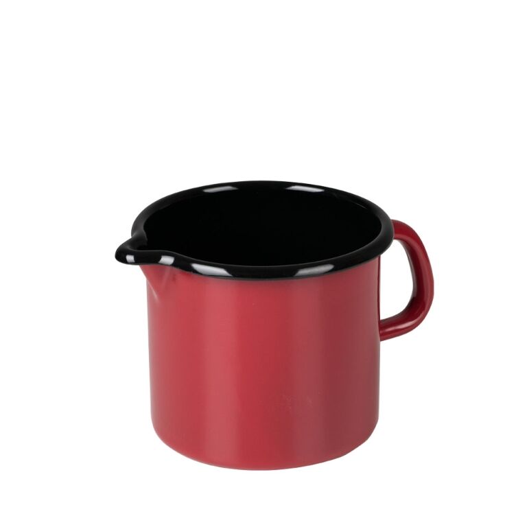 Riess Schnabeltopf Ø12cm 1L Color Rot Emaille