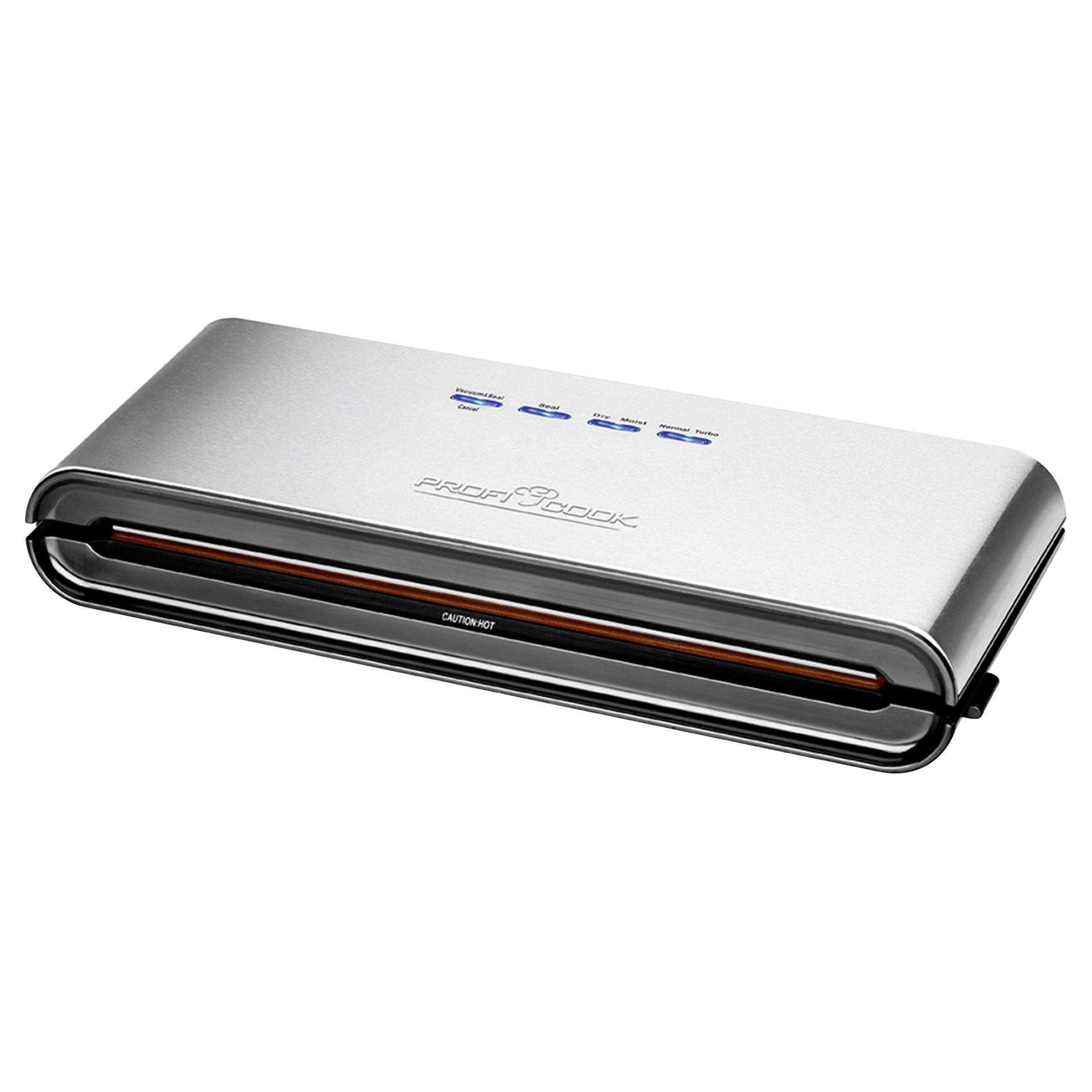 ProfiCook PC-VK 1080 - Vakuumiergerät (für Plastiktüten) - 120 W - Edelstahl/Schwarz