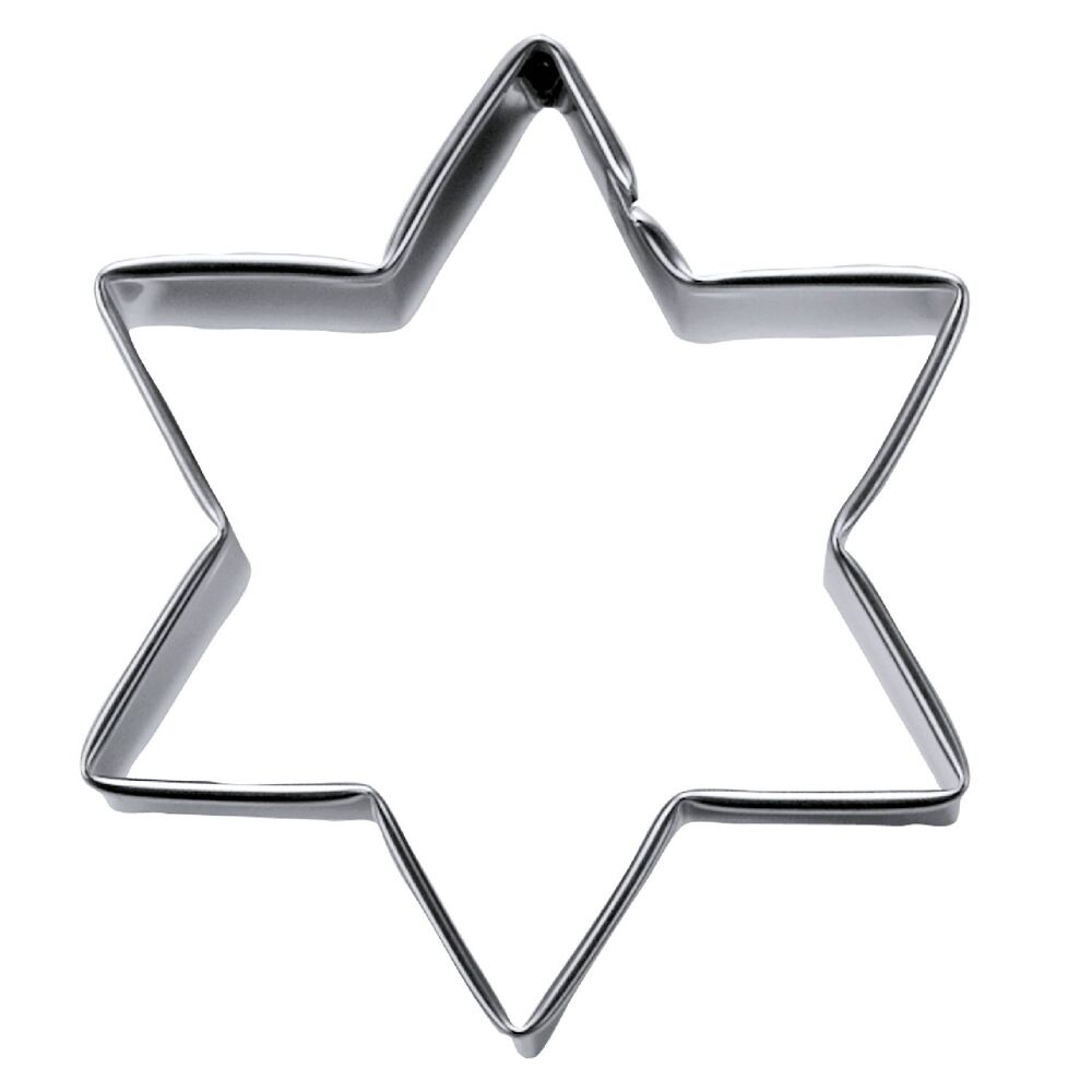 Städter Stern Ausstecher 4 cm / H 2,5 cm 6-zackig