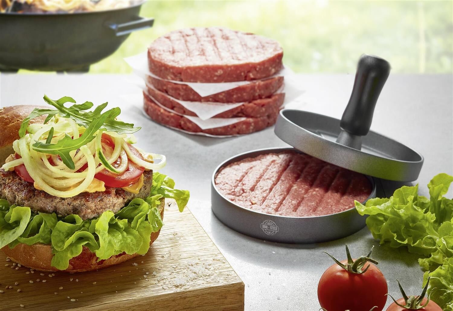 GEFU Hamburgerpresse Ø11,8cm