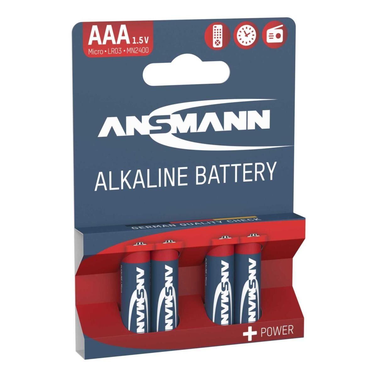 ANSMANN Micro - Batterie 4 x AAA-Typ - Alkalisch