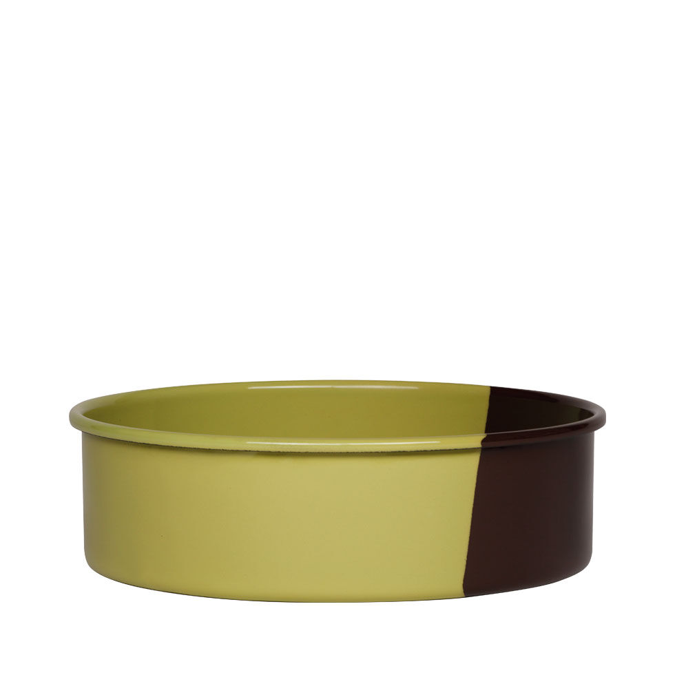 Riess Tortenform Sarah Wiener Ø26cm Emaille Schoko/Pistazie mit Hebeboden