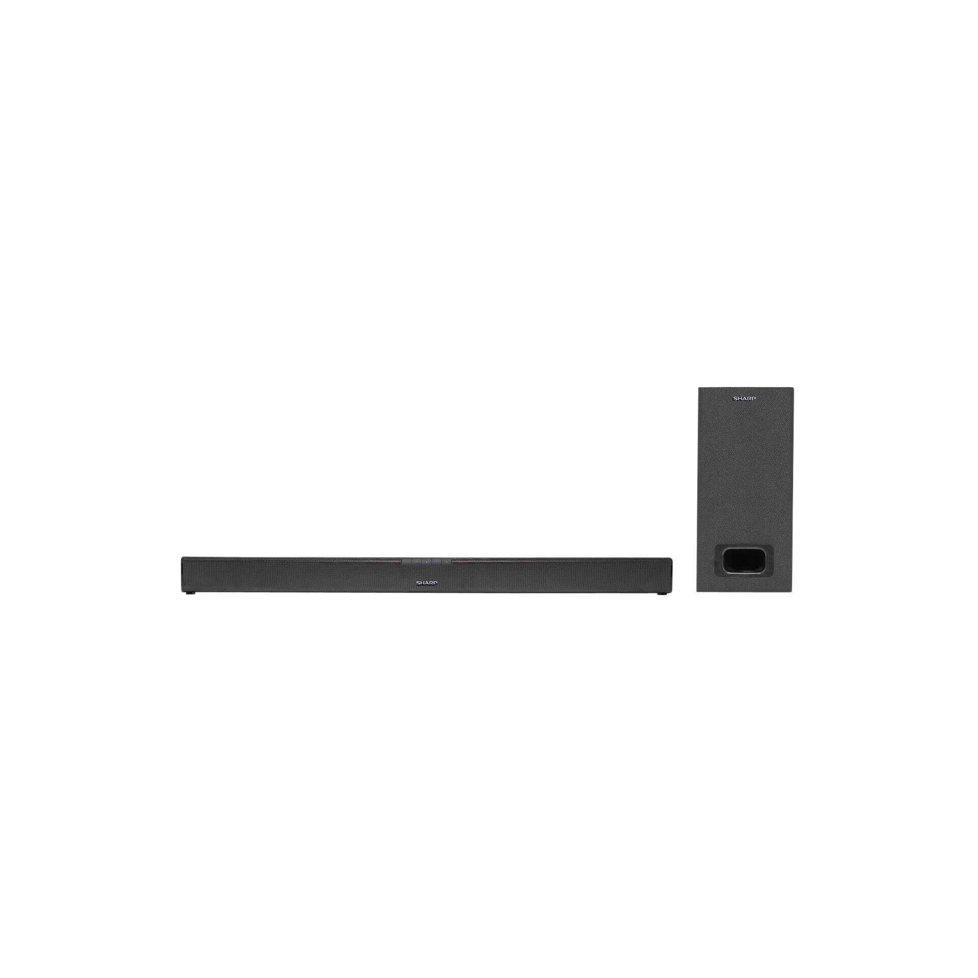 Sharp HT-SBW110 - Soundleistensystem - 2.1-Kanal - kabellos - Bluetooth - Schwarz
